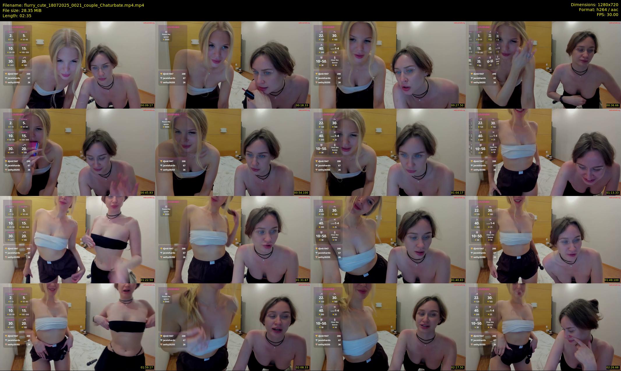 flurry_cute — 3 minute Chaturbate couple cam show recording, 720p, Jul 18, 2025