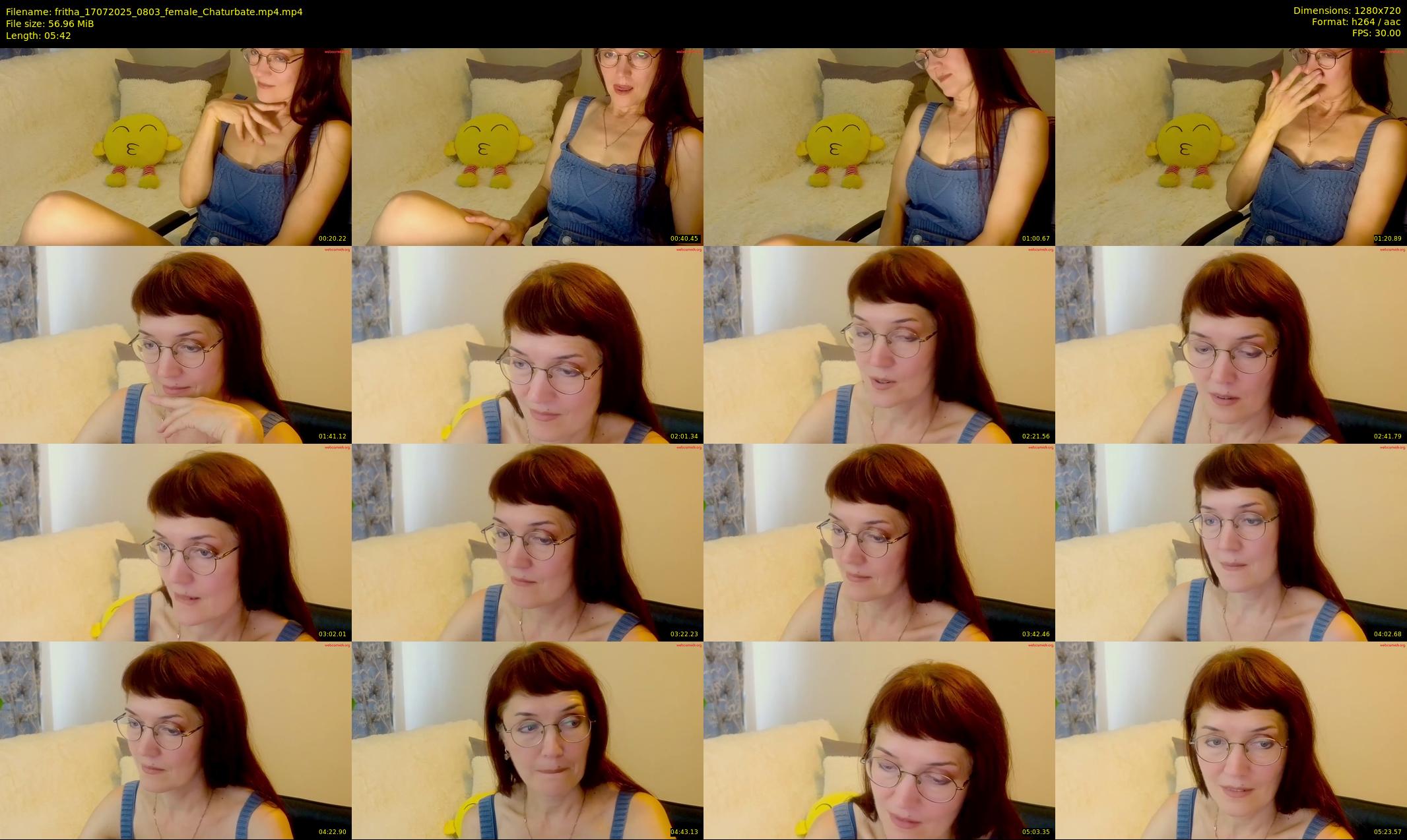 fritha — 6 minute Chaturbate female cam show recording, 720p, Jul 17, 2025