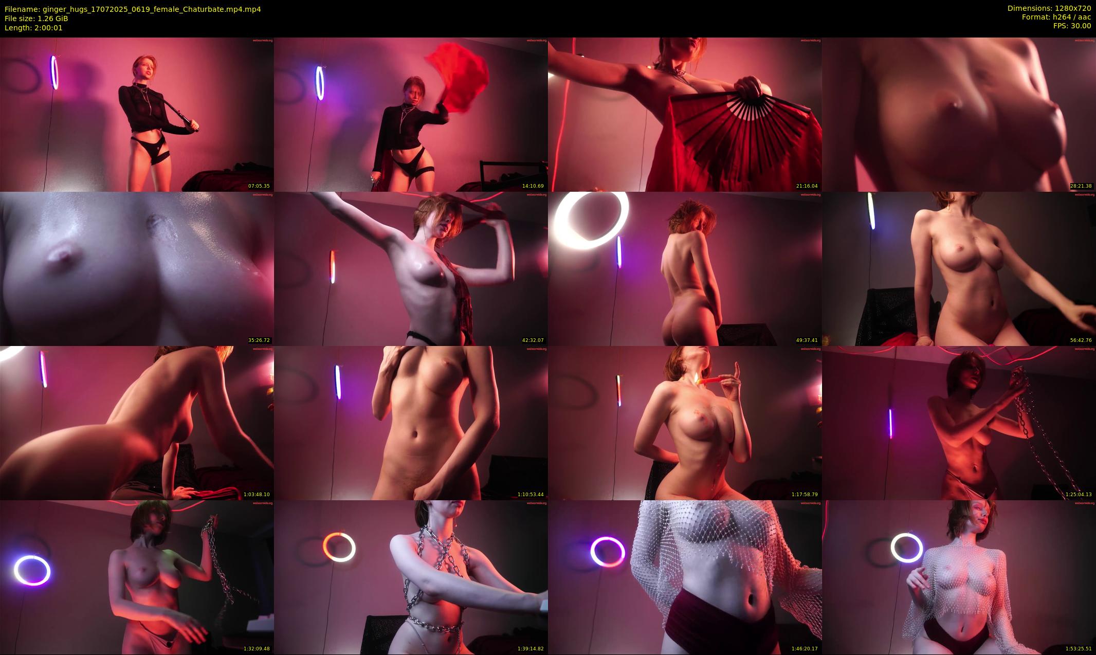 ginger_hugs — 121 minute Chaturbate female cam show recording, 720p, Jul 17, 2025