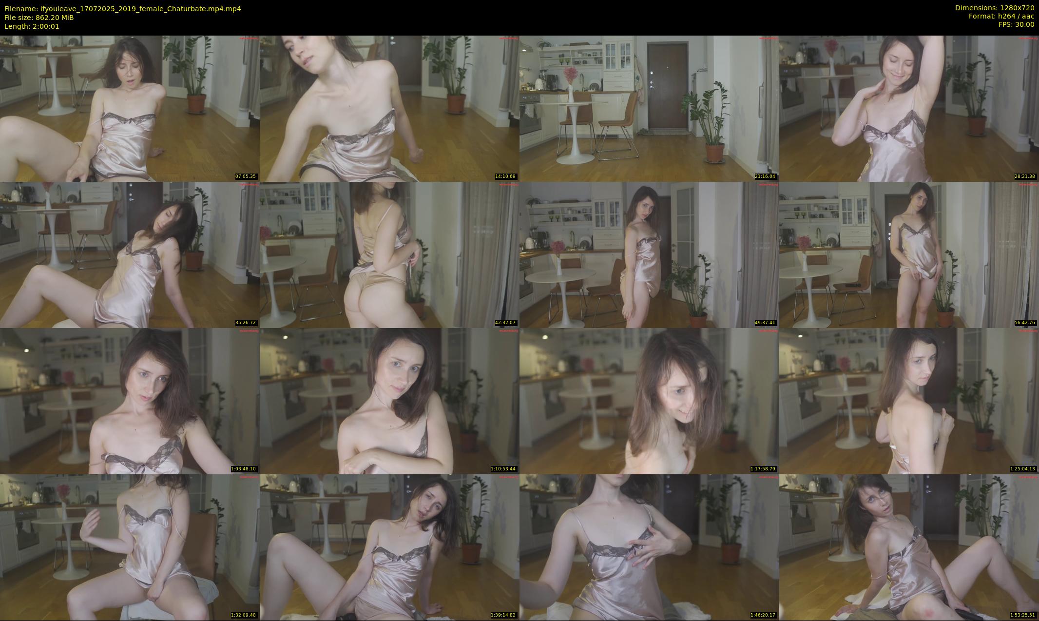 ifyouleave — 121 minute Chaturbate female cam show recording, 720p, Jul 17, 2025