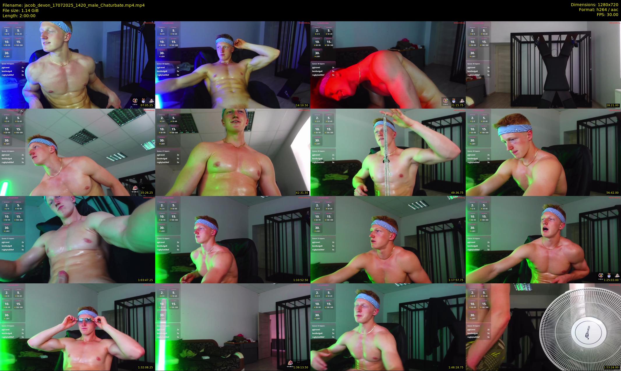 jacob_devon — 120 minute Chaturbate male cam show recording, 720p, Jul 17, 2025