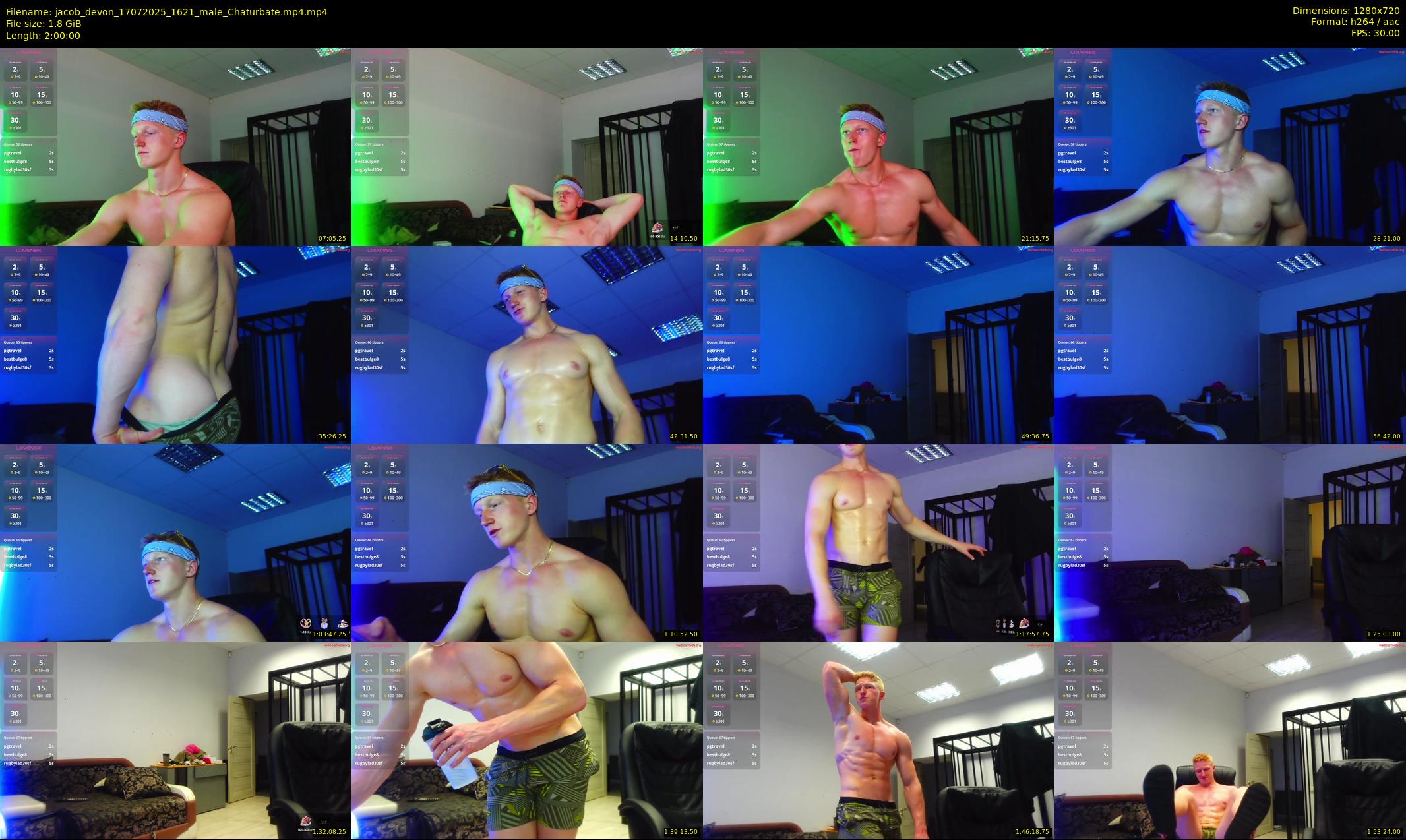 jacob_devon — 120 minute Chaturbate male cam show recording, 720p, Jul 17, 2025