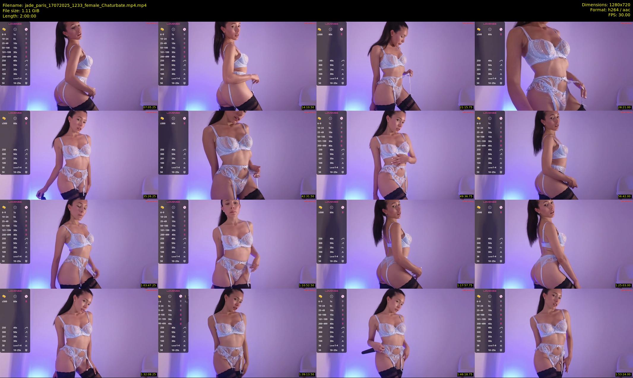 jade_paris — 120 minute Chaturbate female cam show recording, 720p, Jul 17, 2025