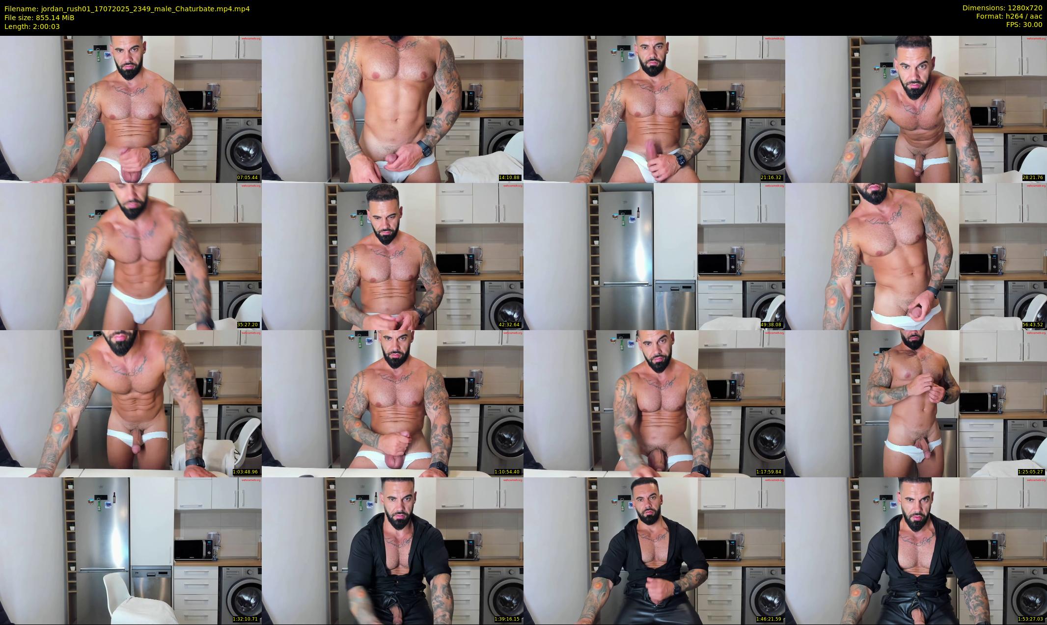 jordan_rush01 — 121 minute Chaturbate male cam show recording, 720p, Jul 17, 2025