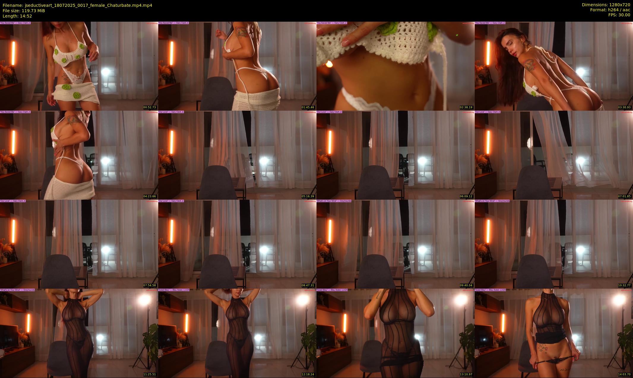 jseductiveart — 15 minute Chaturbate female cam show recording, 720p, Jul 18, 2025