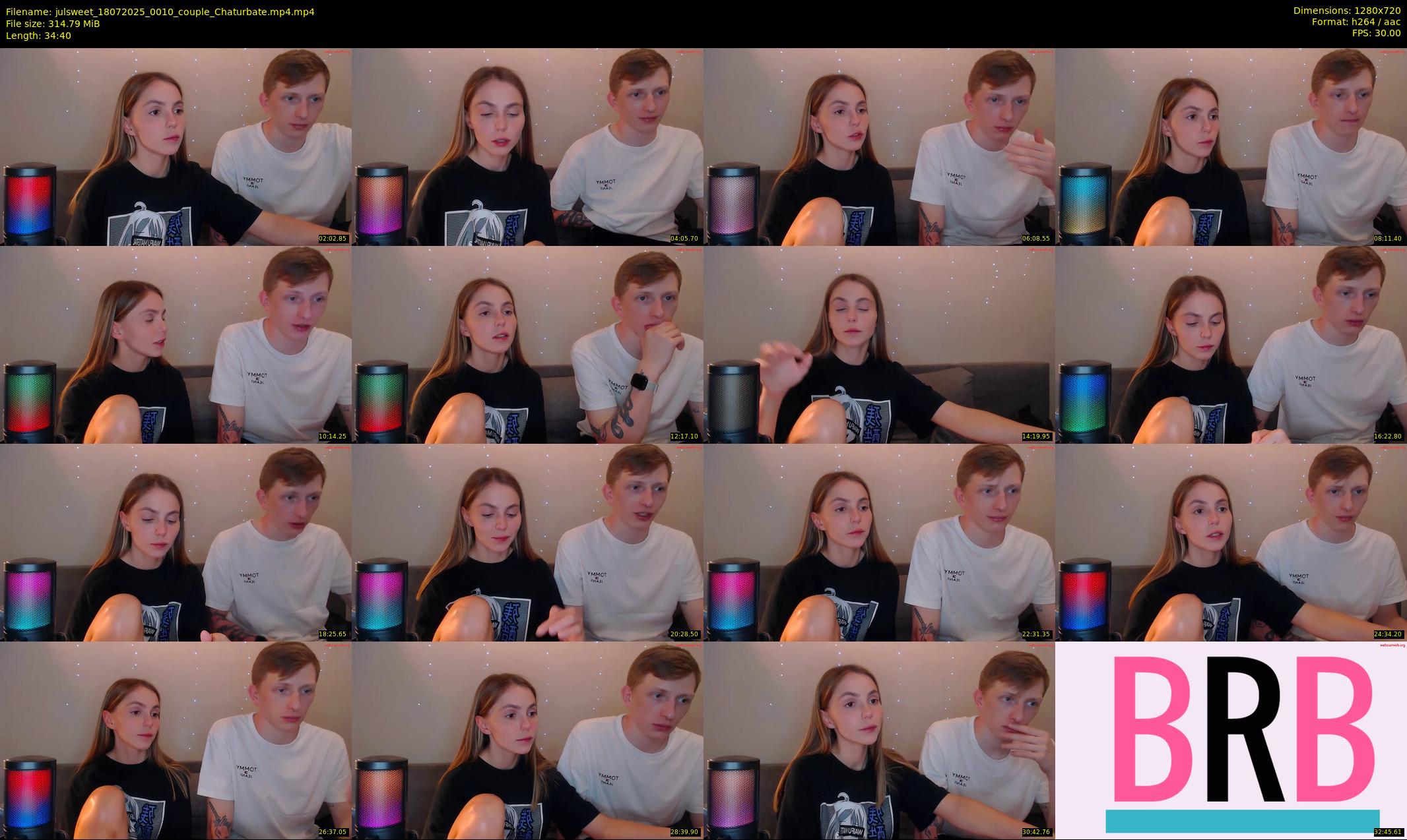 julsweet — 35 minute Chaturbate male cam show recording, 720p, Jul 18, 2025