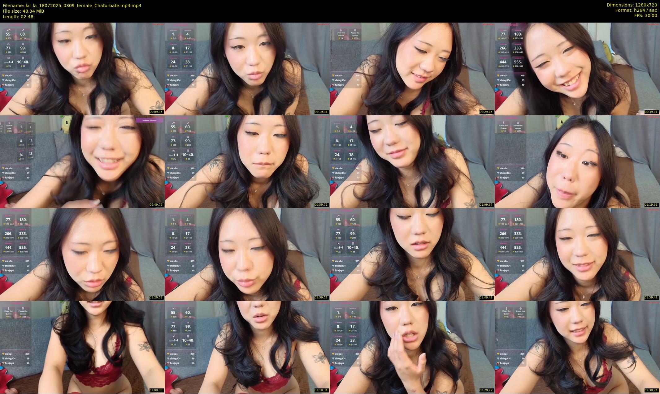 kil_la — 3 minute Chaturbate female cam show recording, 720p, Jul 18, 2025