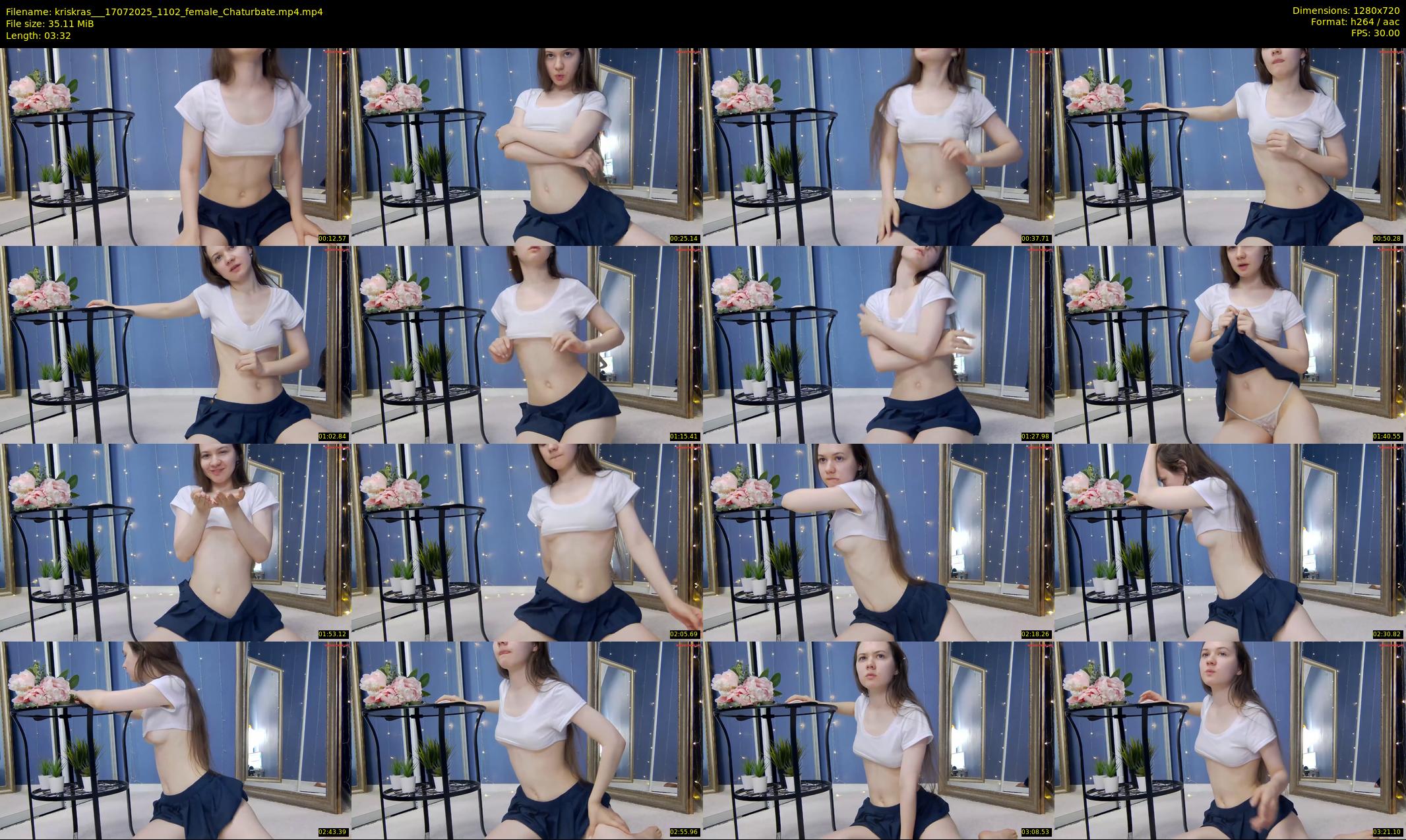 kriskras__ — 4 minute Chaturbate female cam show recording, 720p, Jul 17, 2025
