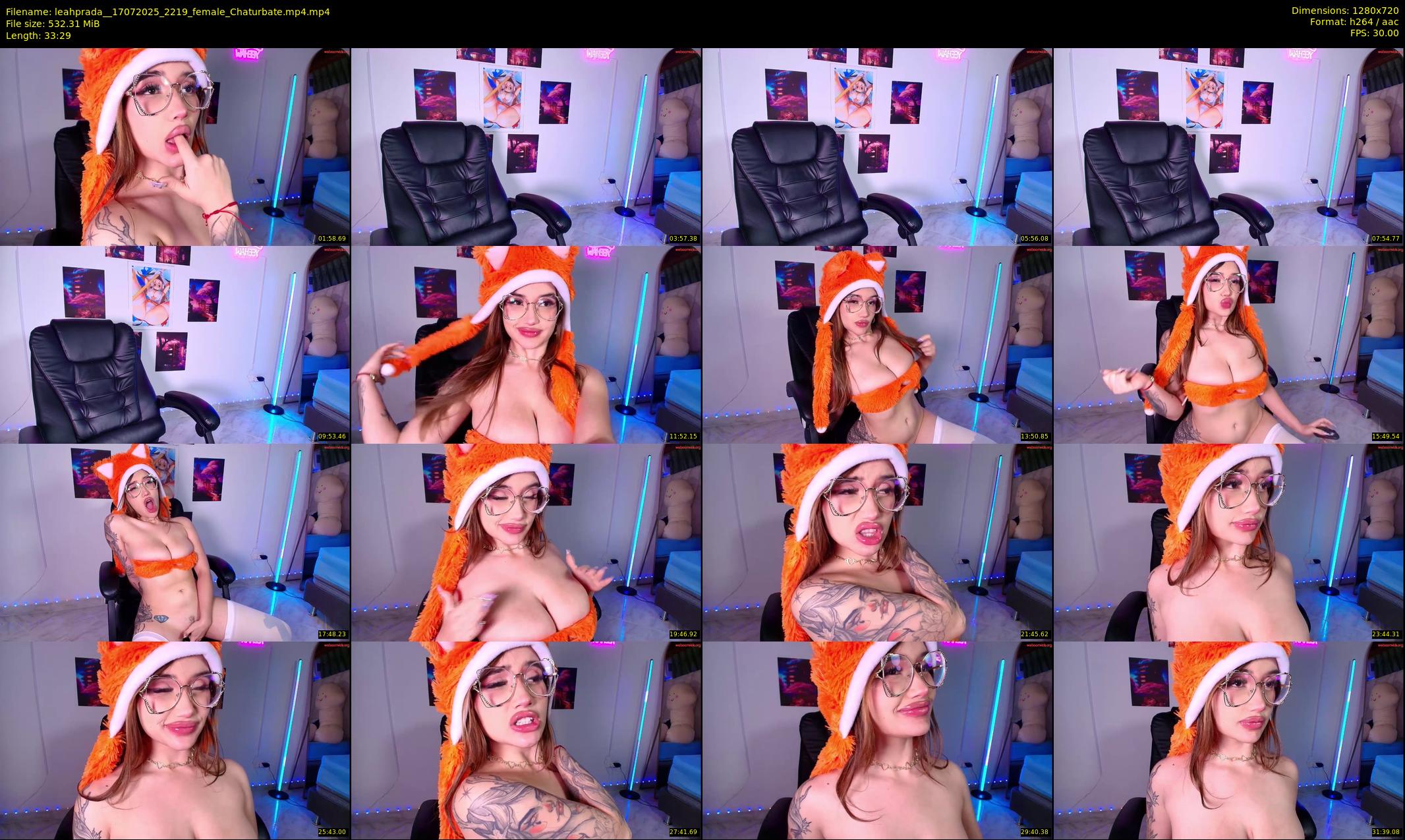leahprada_ — 34 minute Chaturbate female cam show recording, 720p, Jul 17, 2025