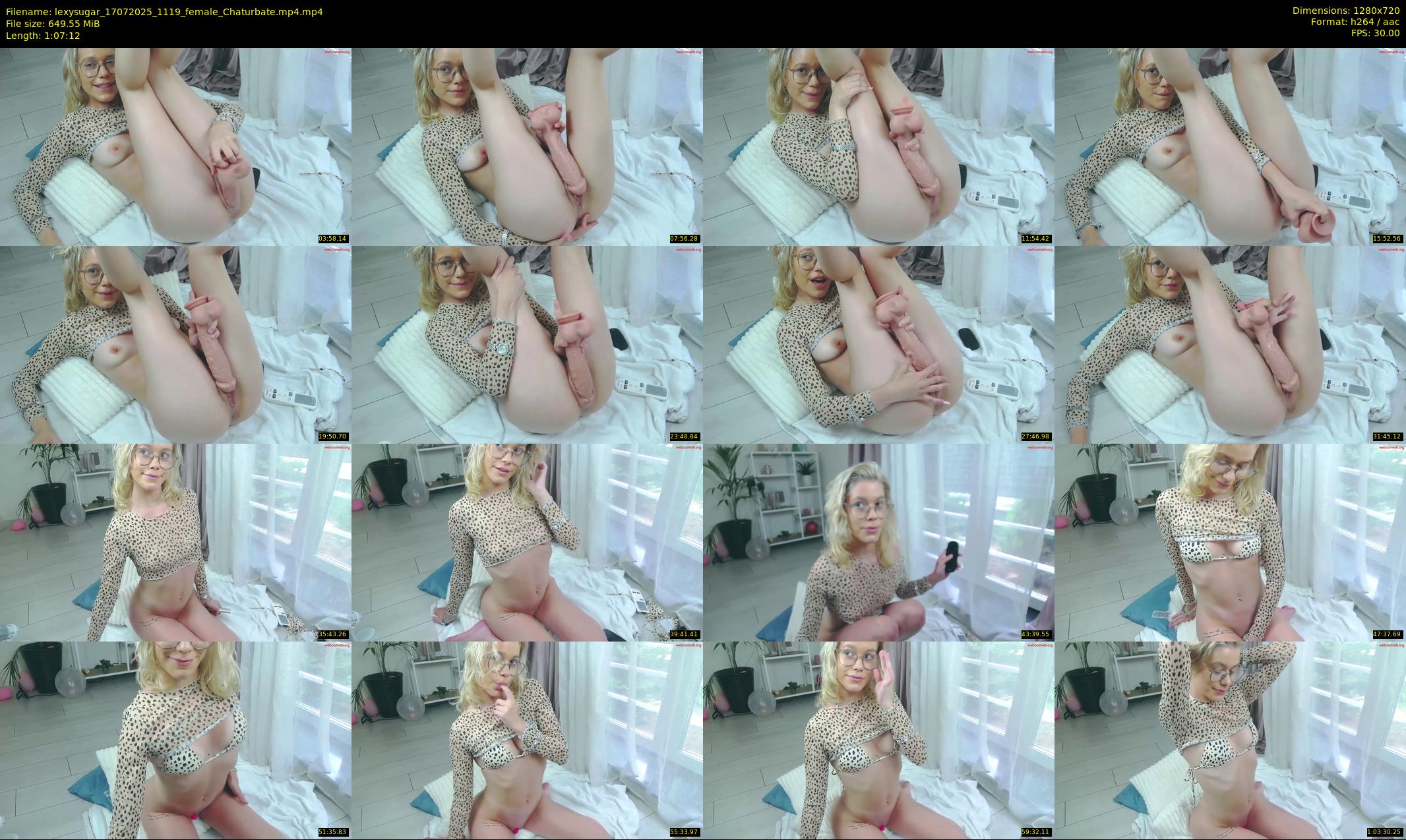 lexysugar — 68 minute Chaturbate female cam show recording, 720p, Jul 17, 2025