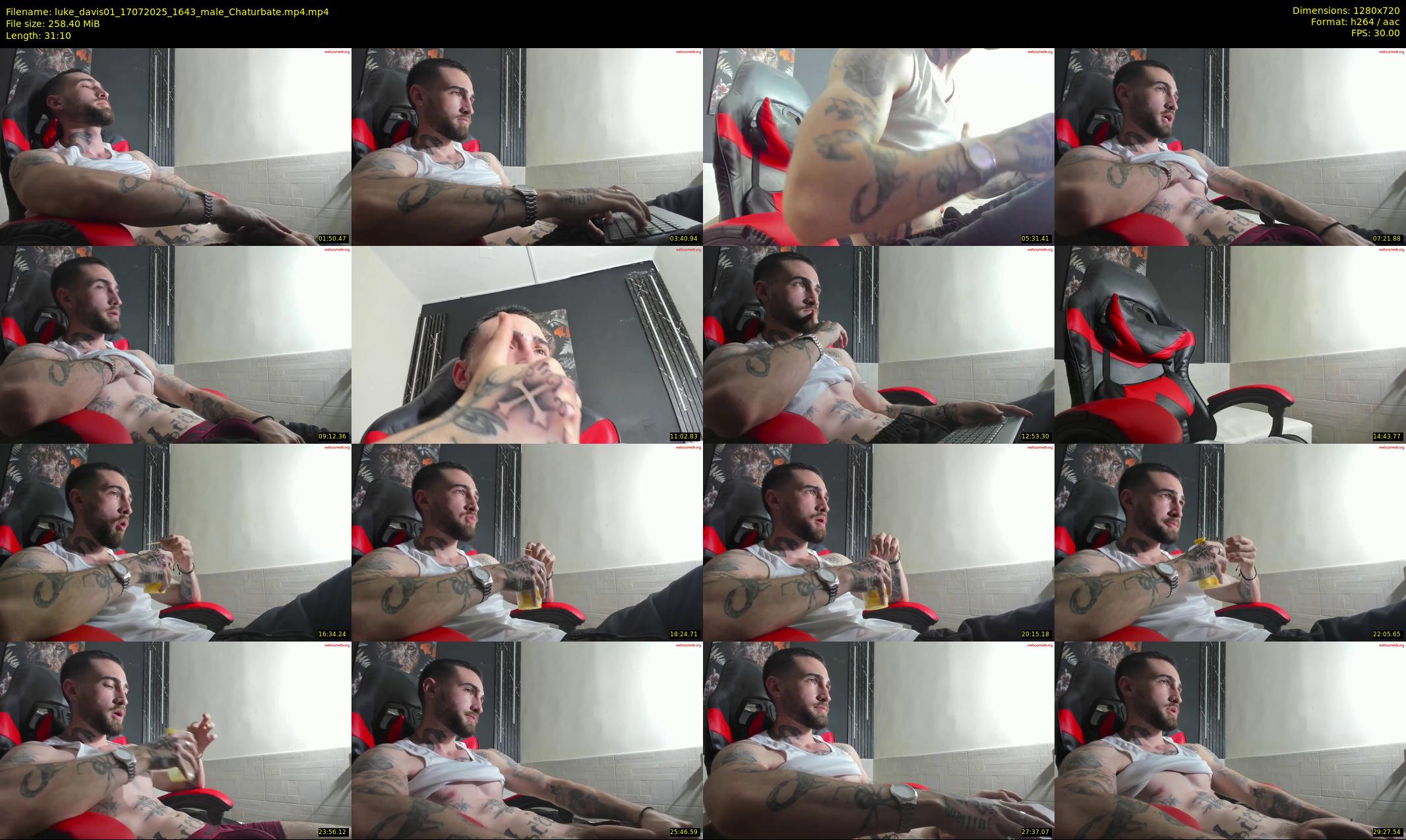luke_davis01 — 32 minute Chaturbate male cam show recording, 720p, Jul 17, 2025