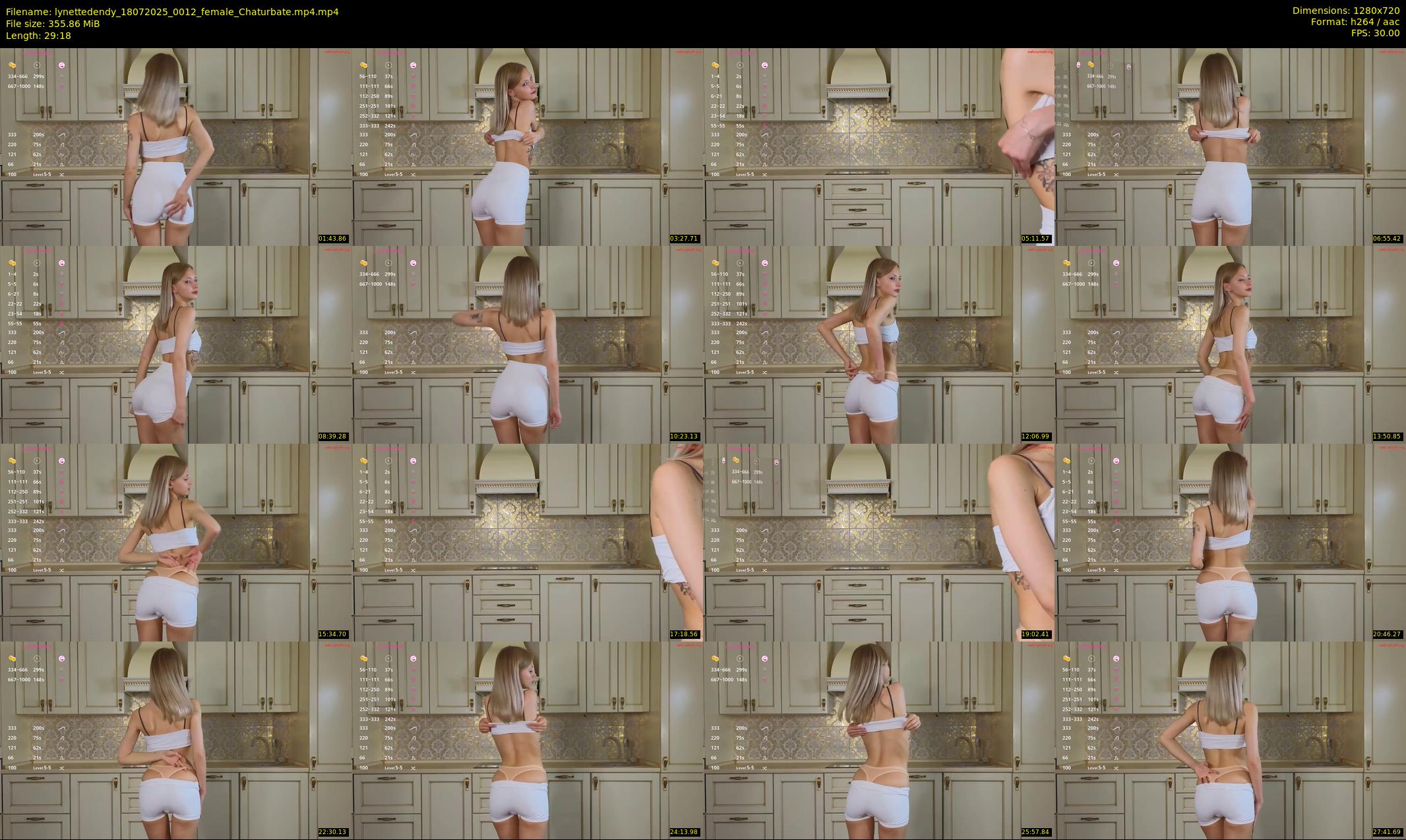 lynettedendy — 30 minute Chaturbate female cam show recording, 720p, Jul 18, 2025