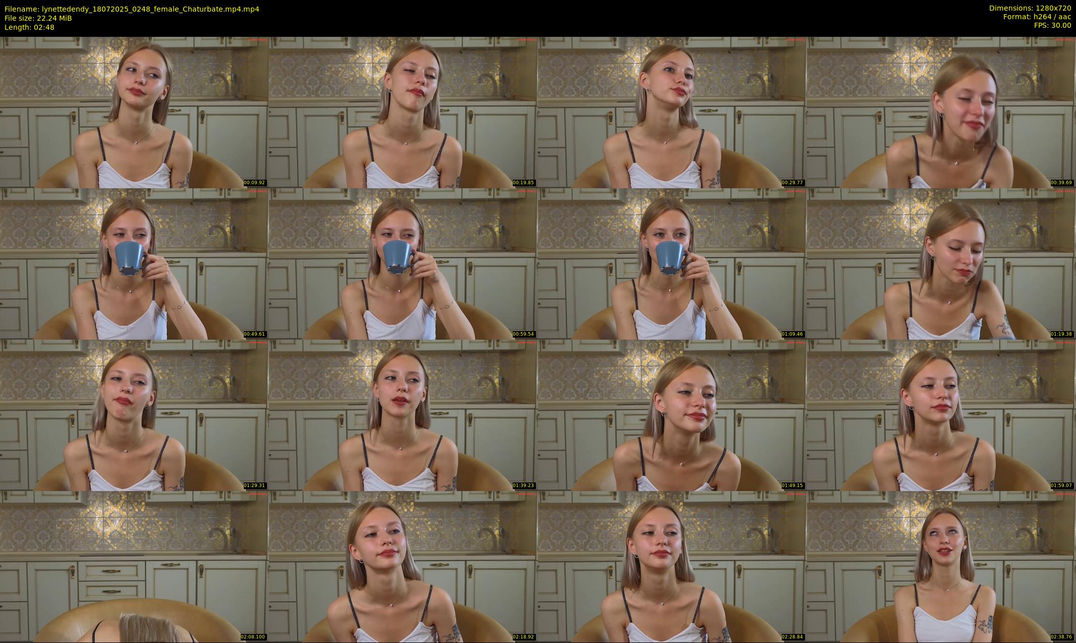 lynettedendy — 3 minute Chaturbate female cam show recording, 720p, Jul 18, 2025