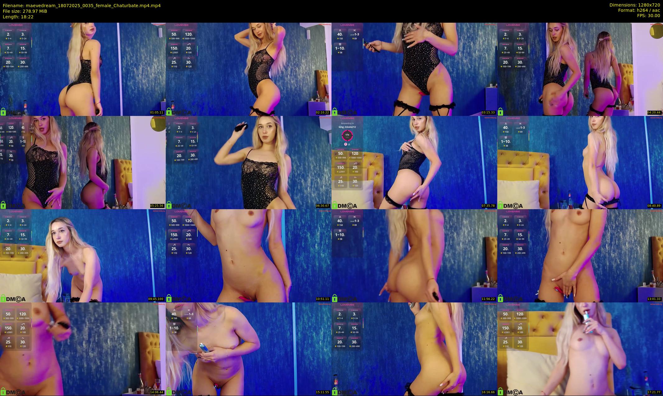 maevedream — 19 minute Chaturbate female cam show recording, 720p, Jul 18, 2025
