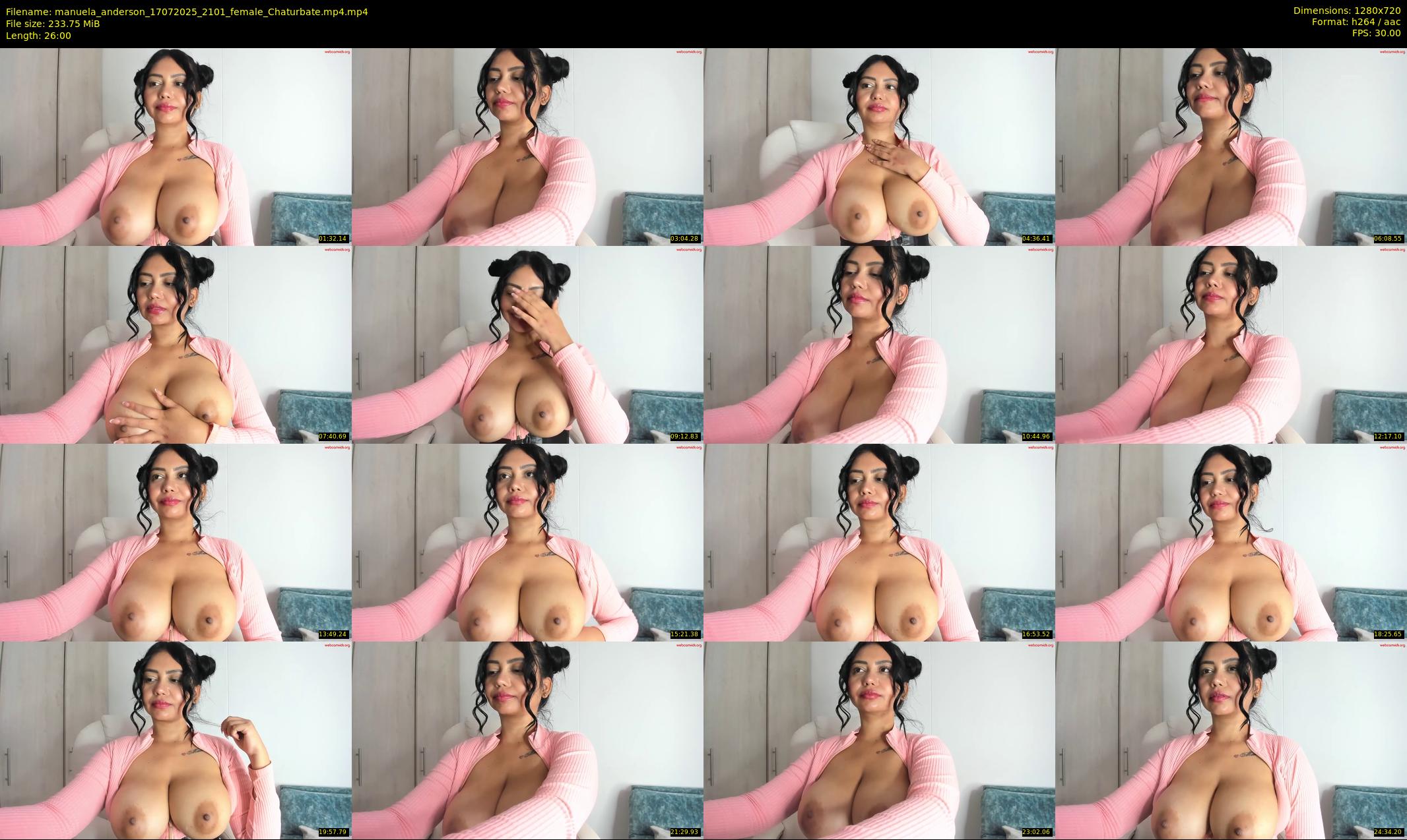 manuela_anderson — 26 minute Chaturbate female cam show recording, 720p, Jul 17, 2025