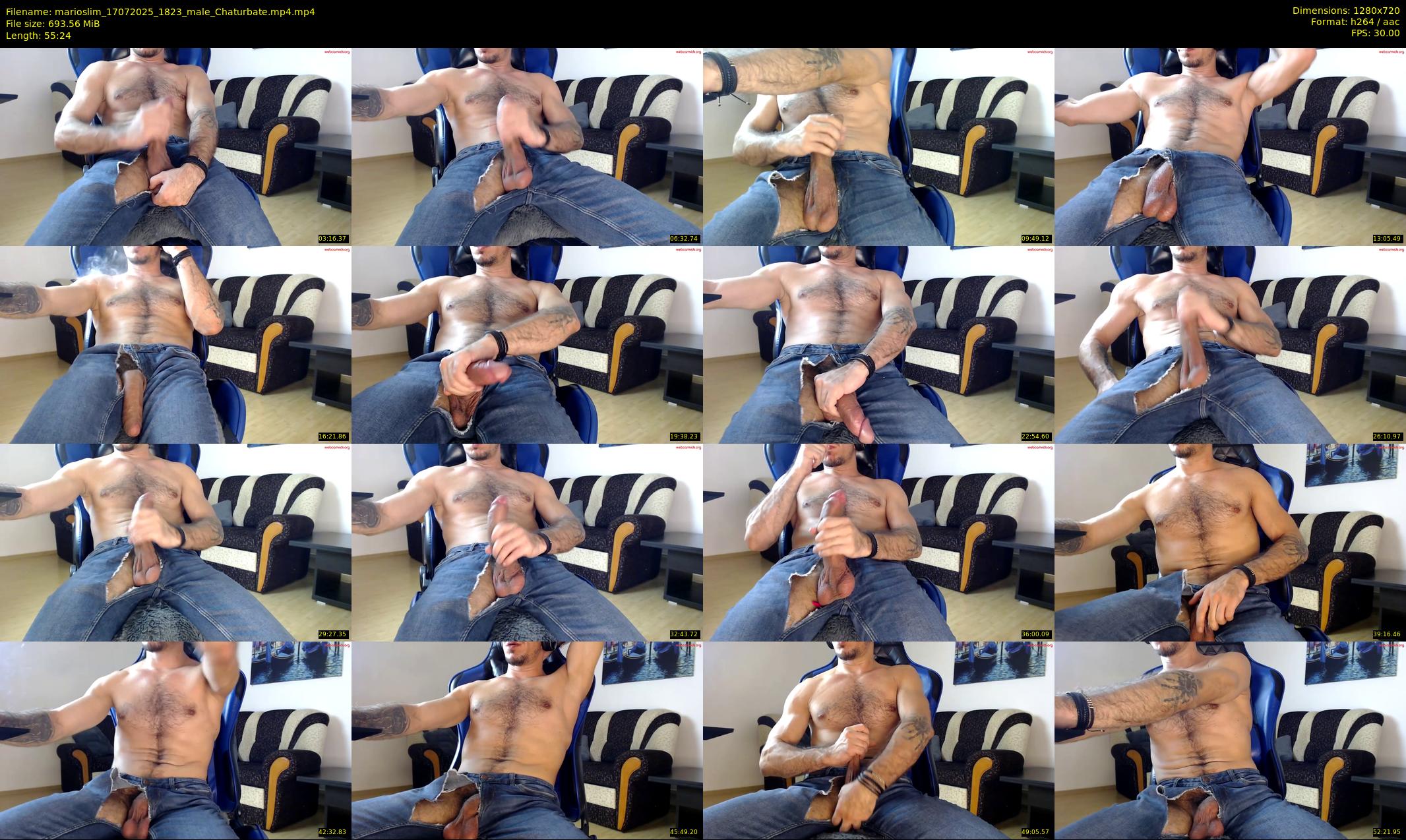 marioslim — 56 minute Chaturbate male cam show recording, 720p, Jul 17, 2025