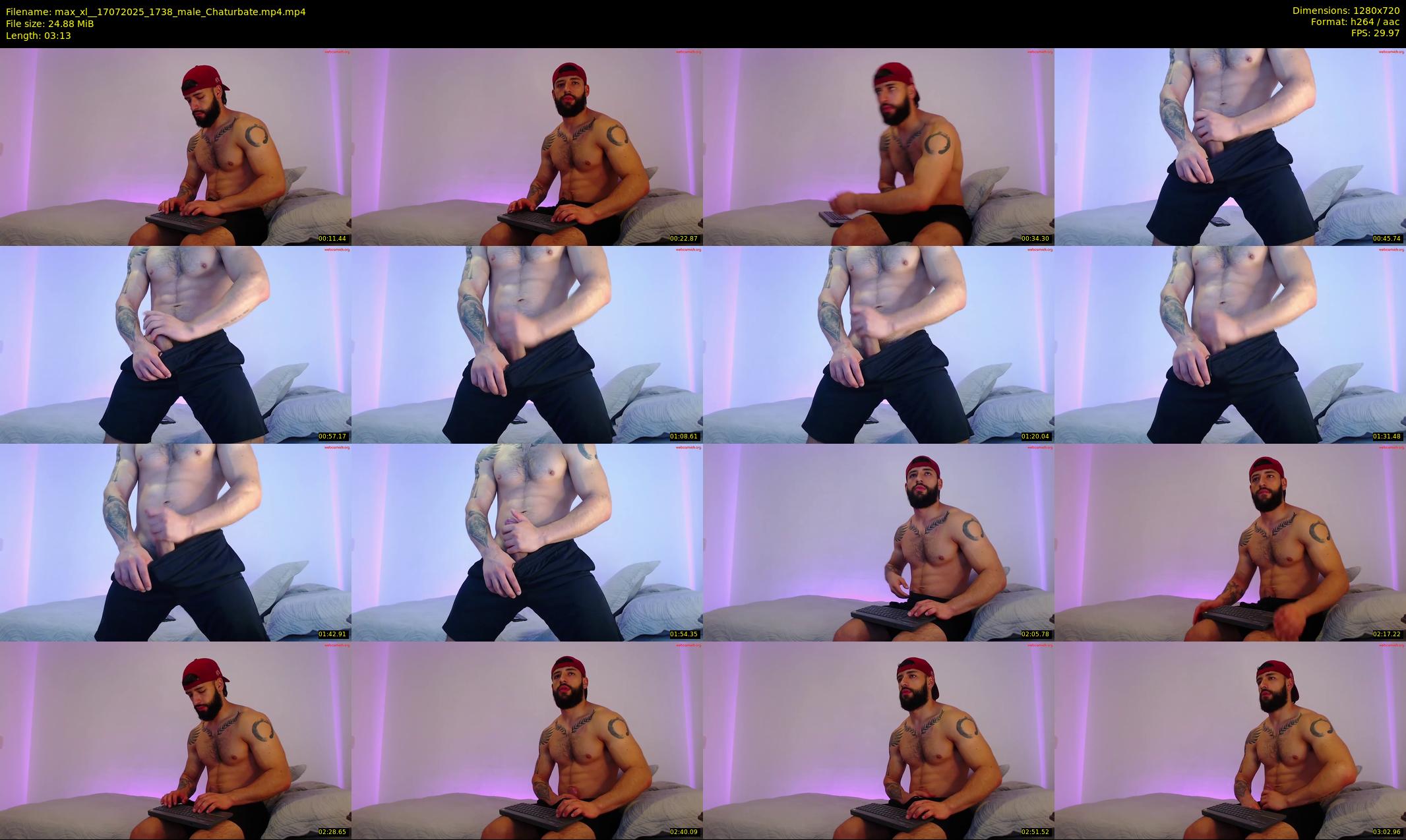 max_xl_ — 4 minute Chaturbate male cam show recording, 720p, Jul 17, 2025