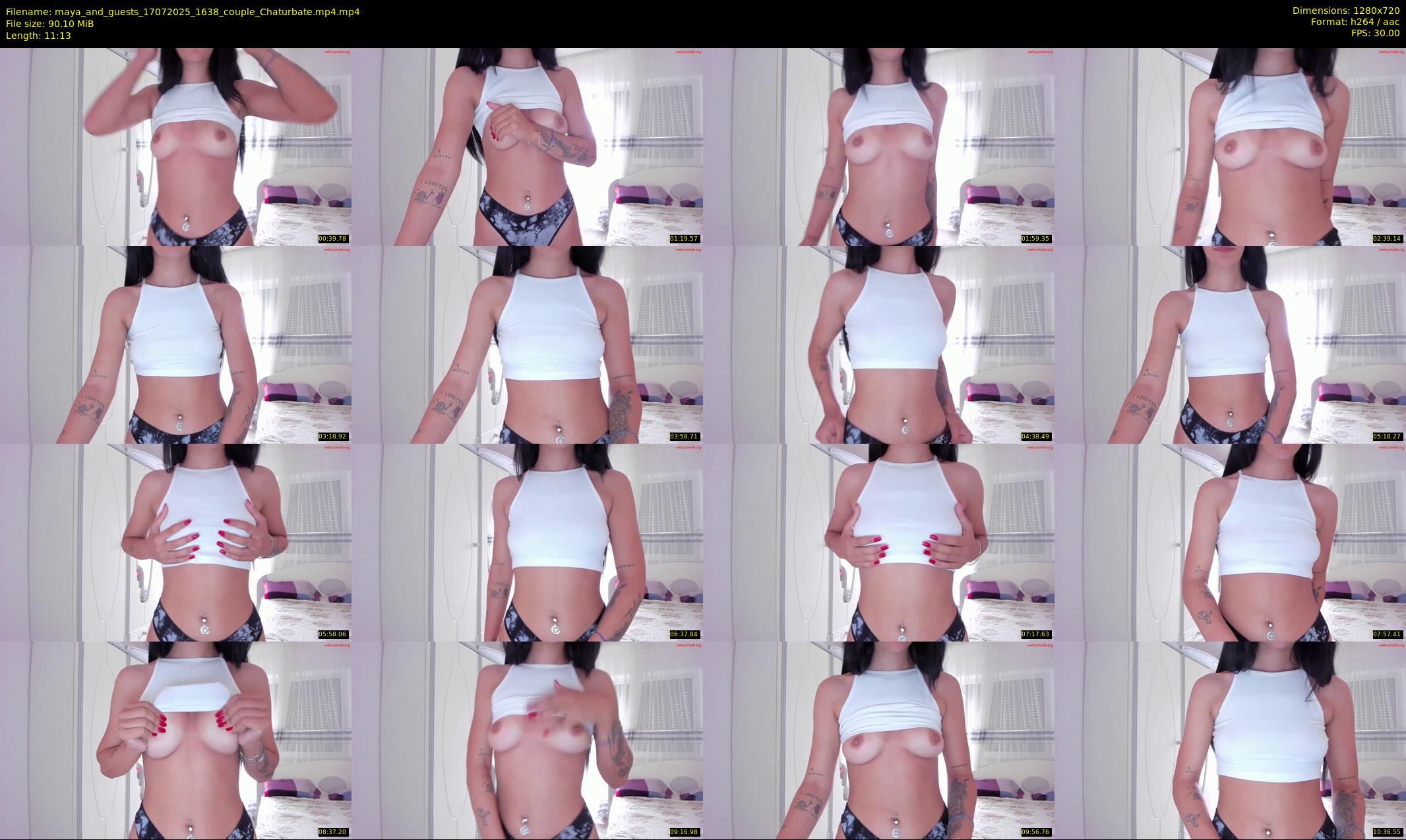 maya_and_guests — 12 minute Chaturbate couple cam show recording, 720p, Jul 17, 2025