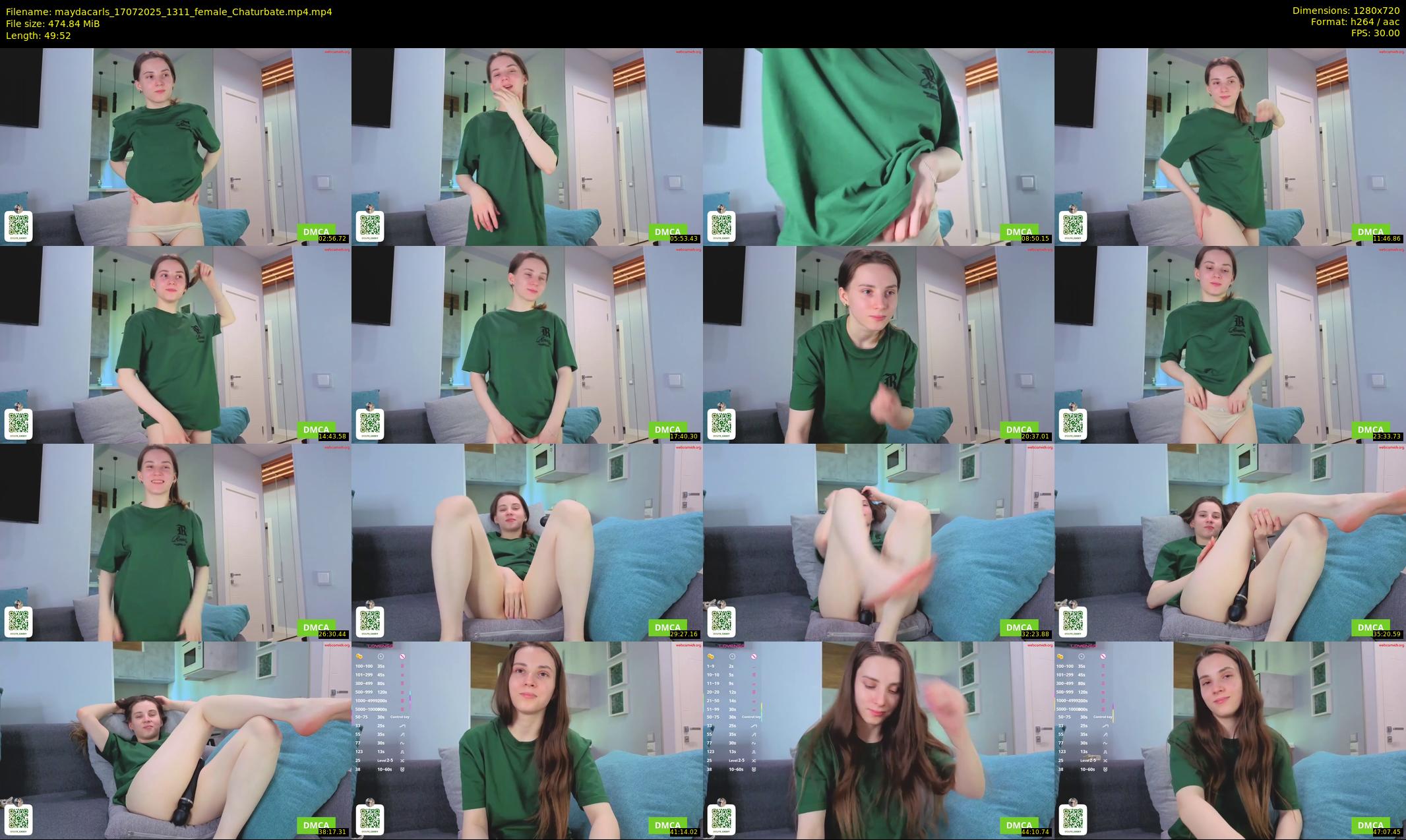 maydacarls — 50 minute Chaturbate female cam show recording, 720p, Jul 17, 2025