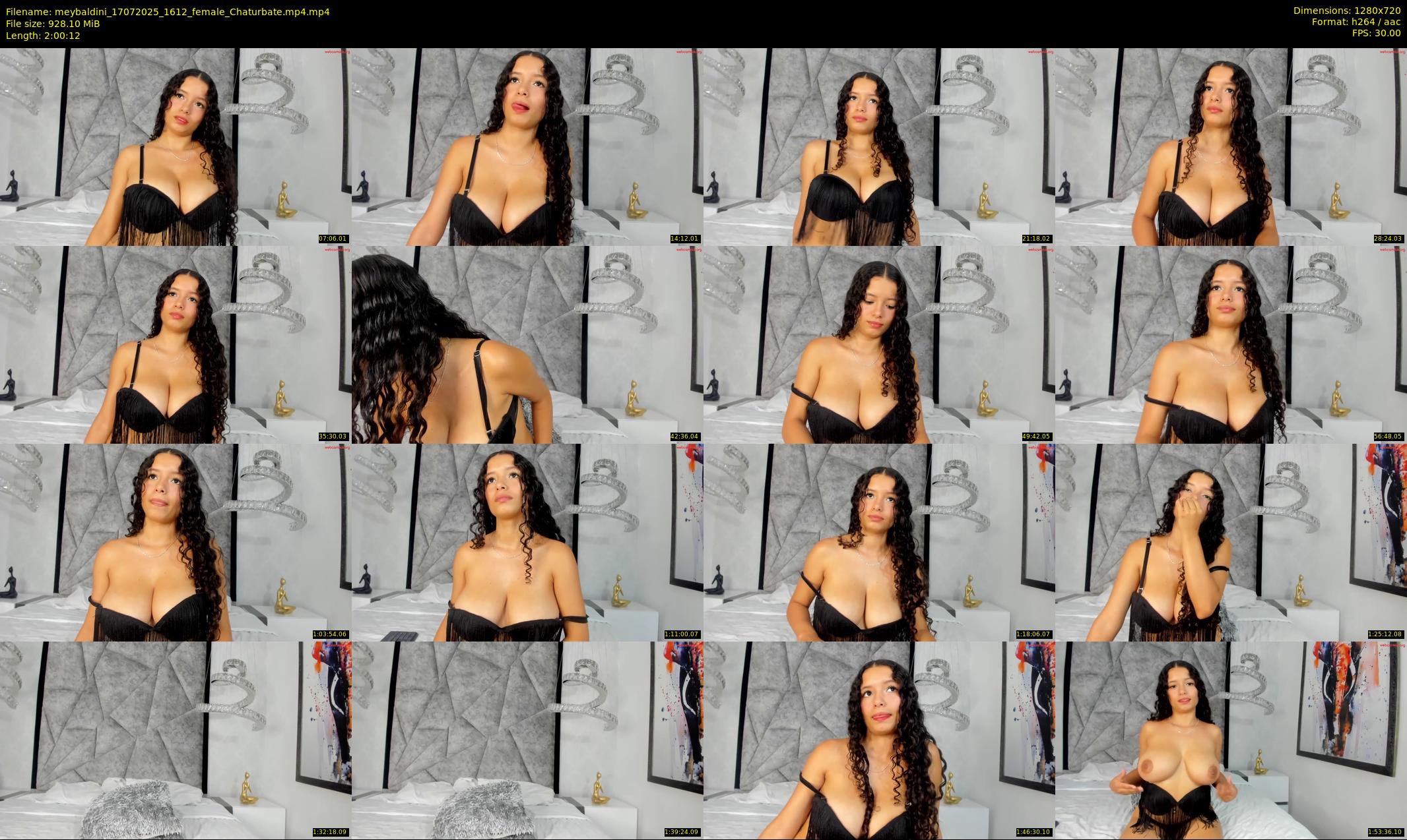meybaldini — 121 minute Chaturbate female cam show recording, 720p, Jul 17, 2025