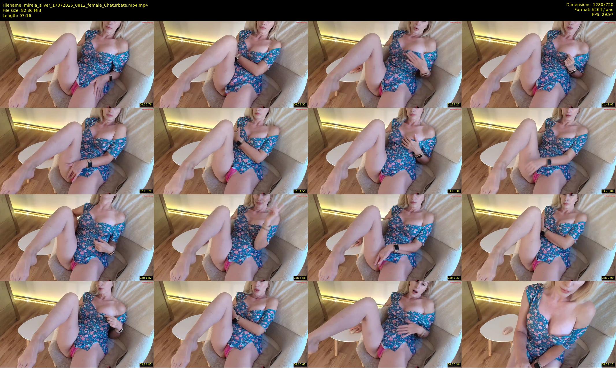 mirela_silver — 8 minute Chaturbate female cam show recording, 720p, Jul 17, 2025