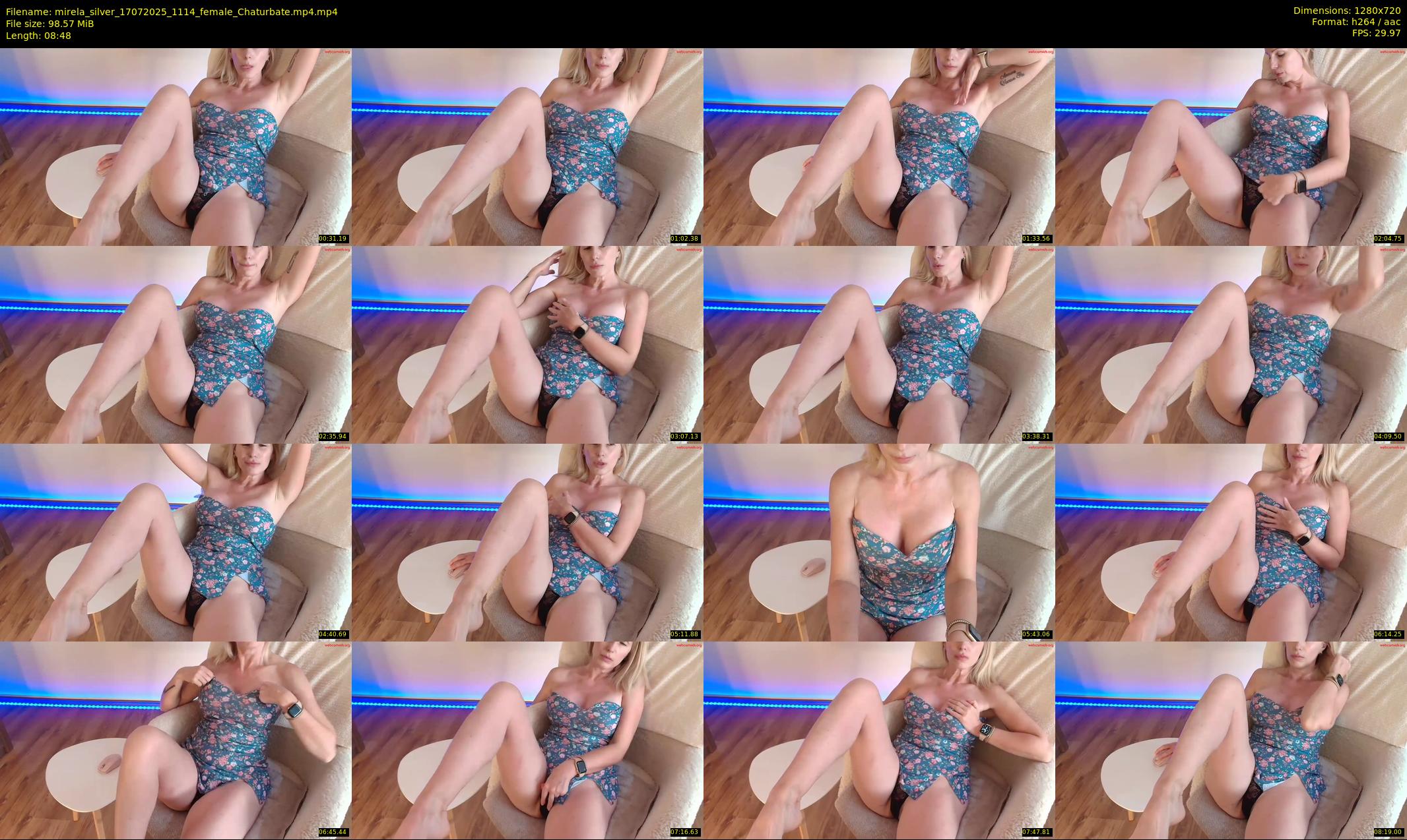 mirela_silver — 9 minute Chaturbate female cam show recording, 720p, Jul 17, 2025