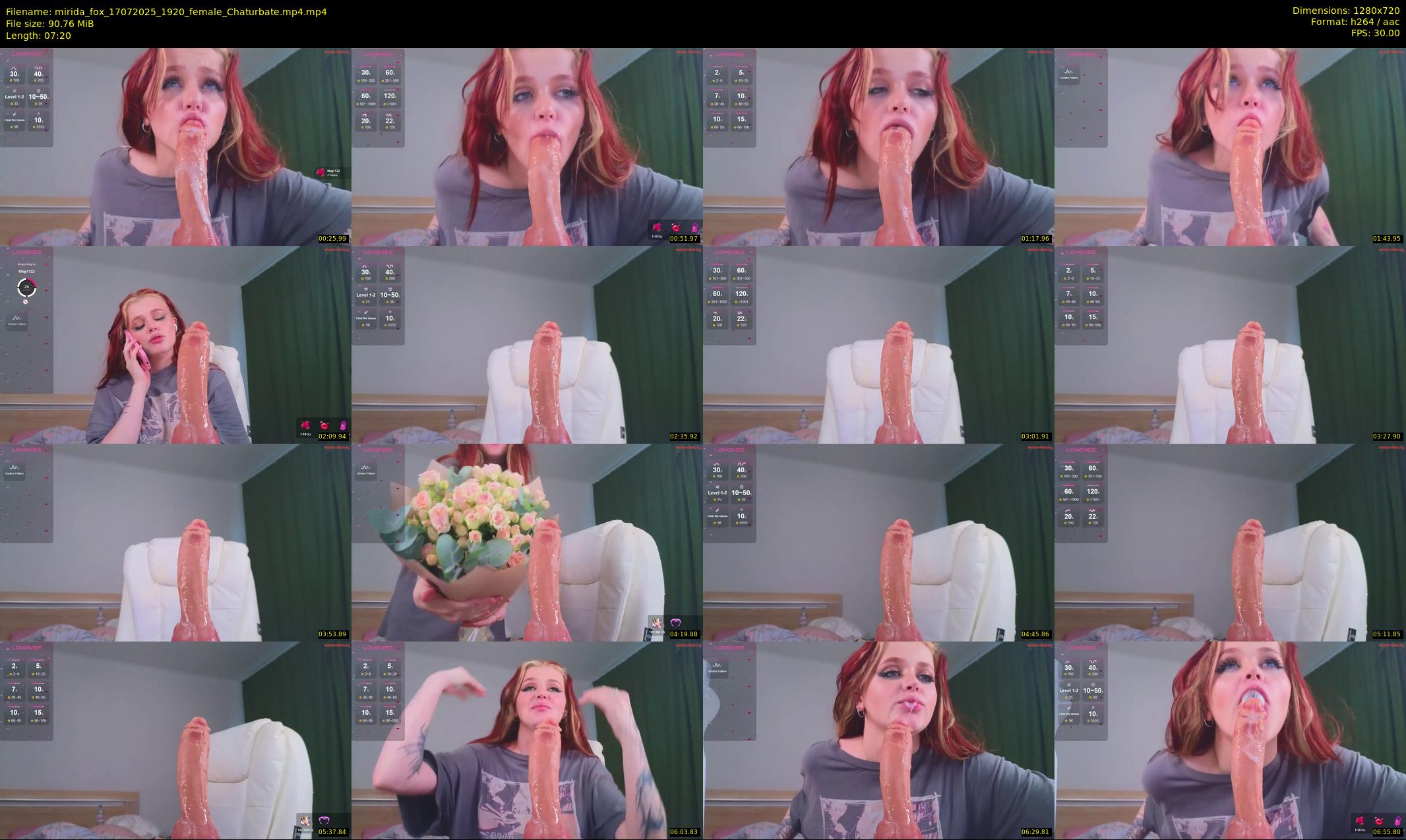 mirida_fox — 8 minute Chaturbate female cam show recording, 720p, Jul 17, 2025