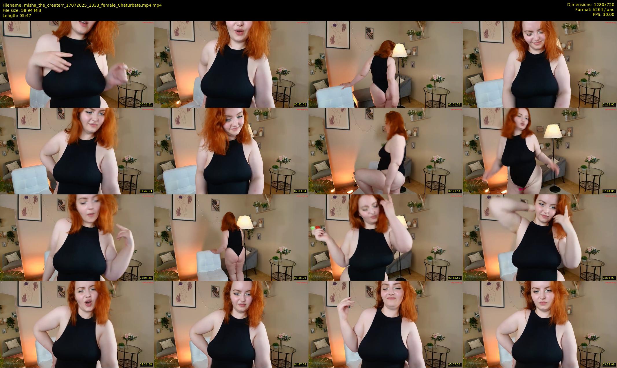 misha_the_createrr — 6 minute Chaturbate female cam show recording, 720p, Jul 17, 2025