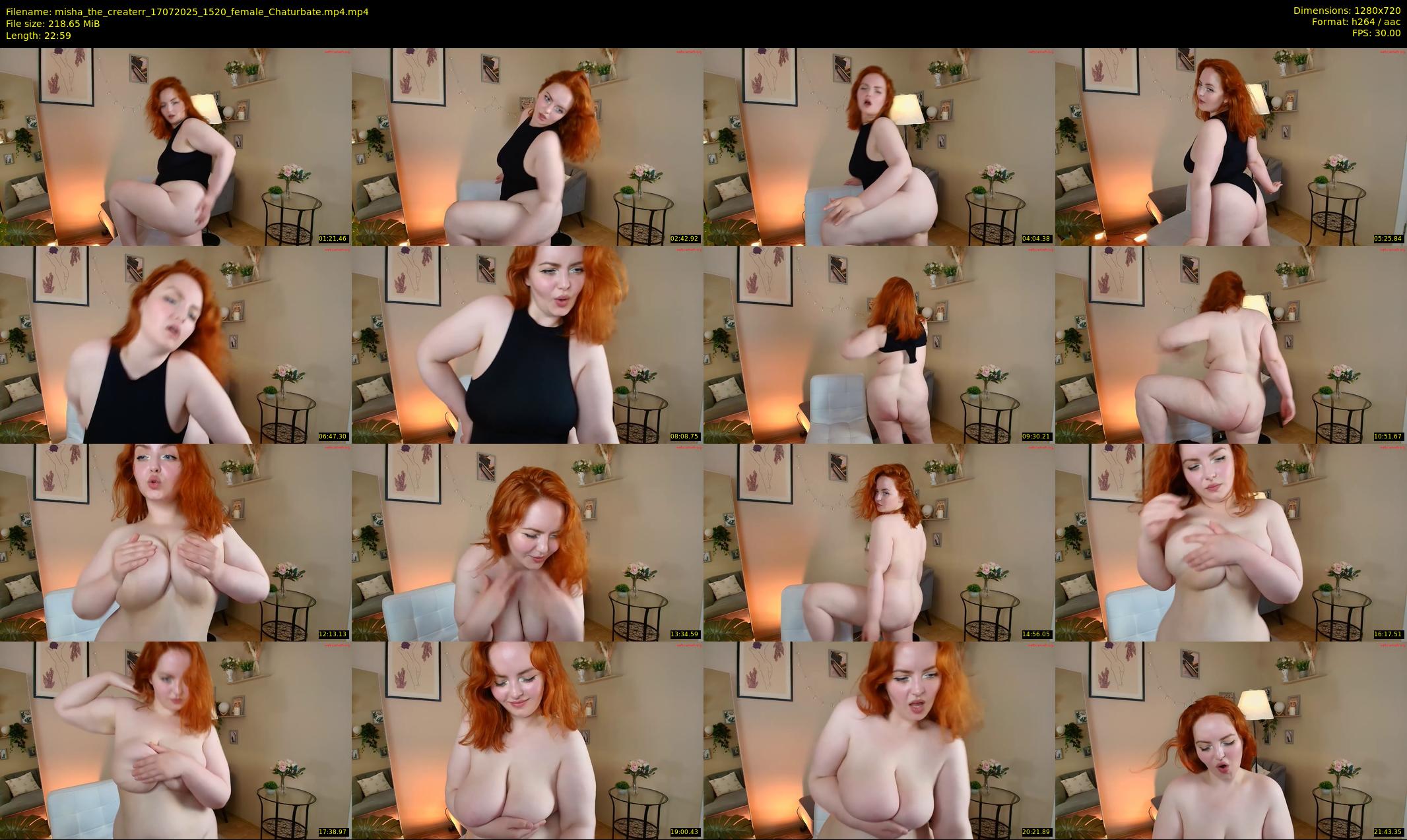 misha_the_createrr — 23 minute Chaturbate female cam show recording, 720p, Jul 17, 2025