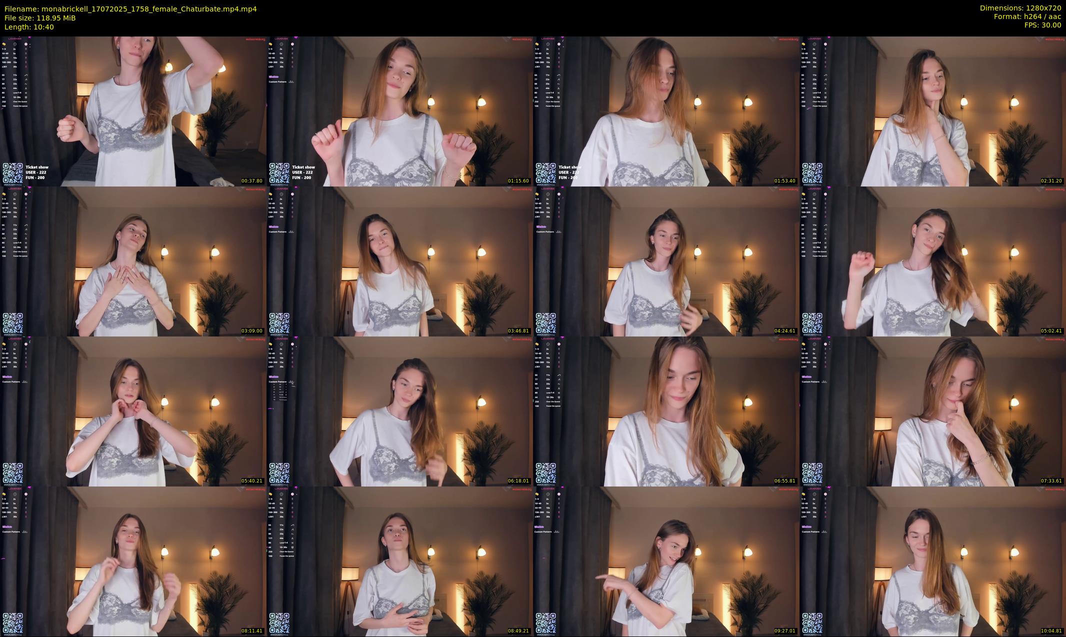monabrickell — 11 minute Chaturbate female cam show recording, 720p, Jul 17, 2025