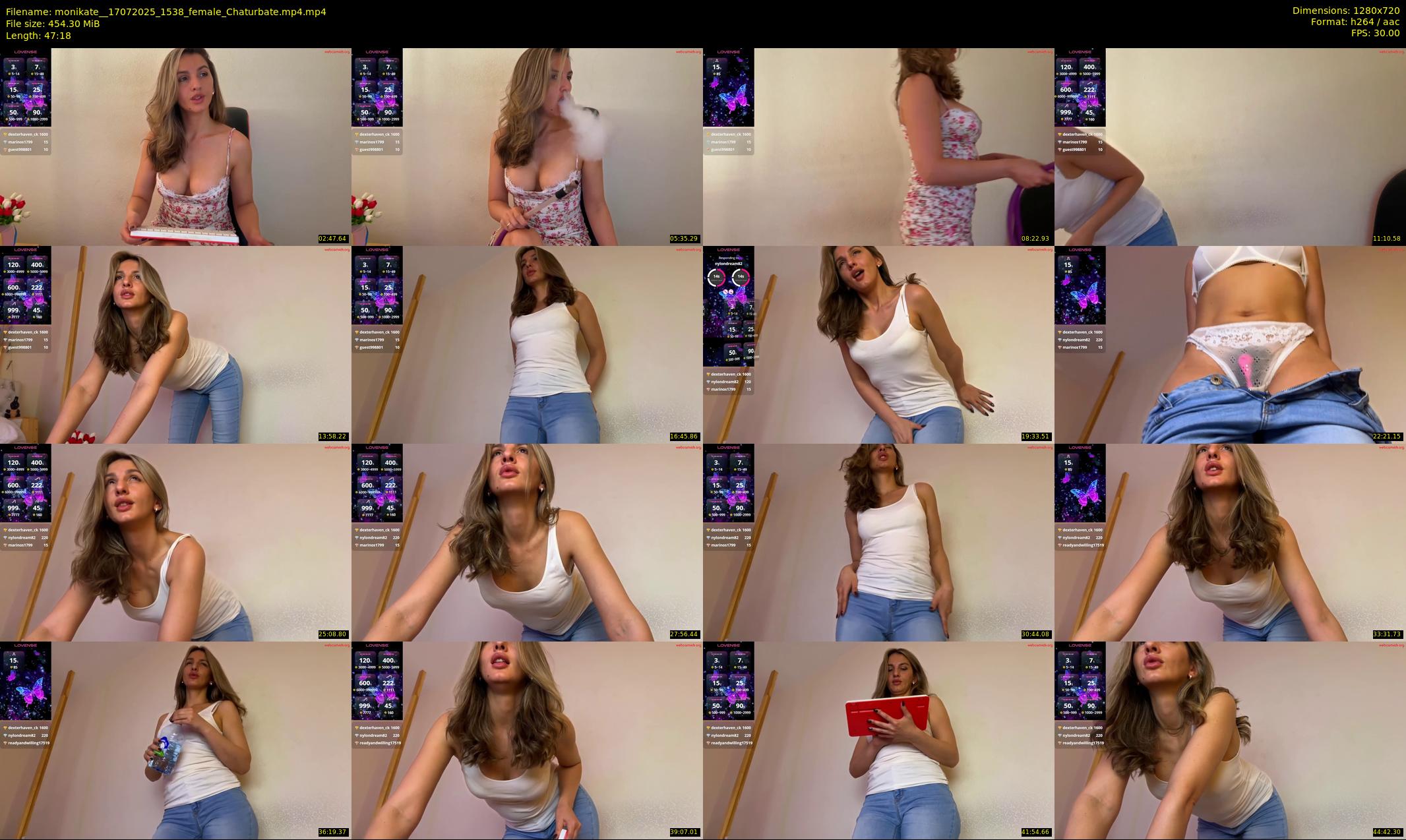 monikate_ — 48 minute Chaturbate couple cam show recording, 720p, Jul 17, 2025