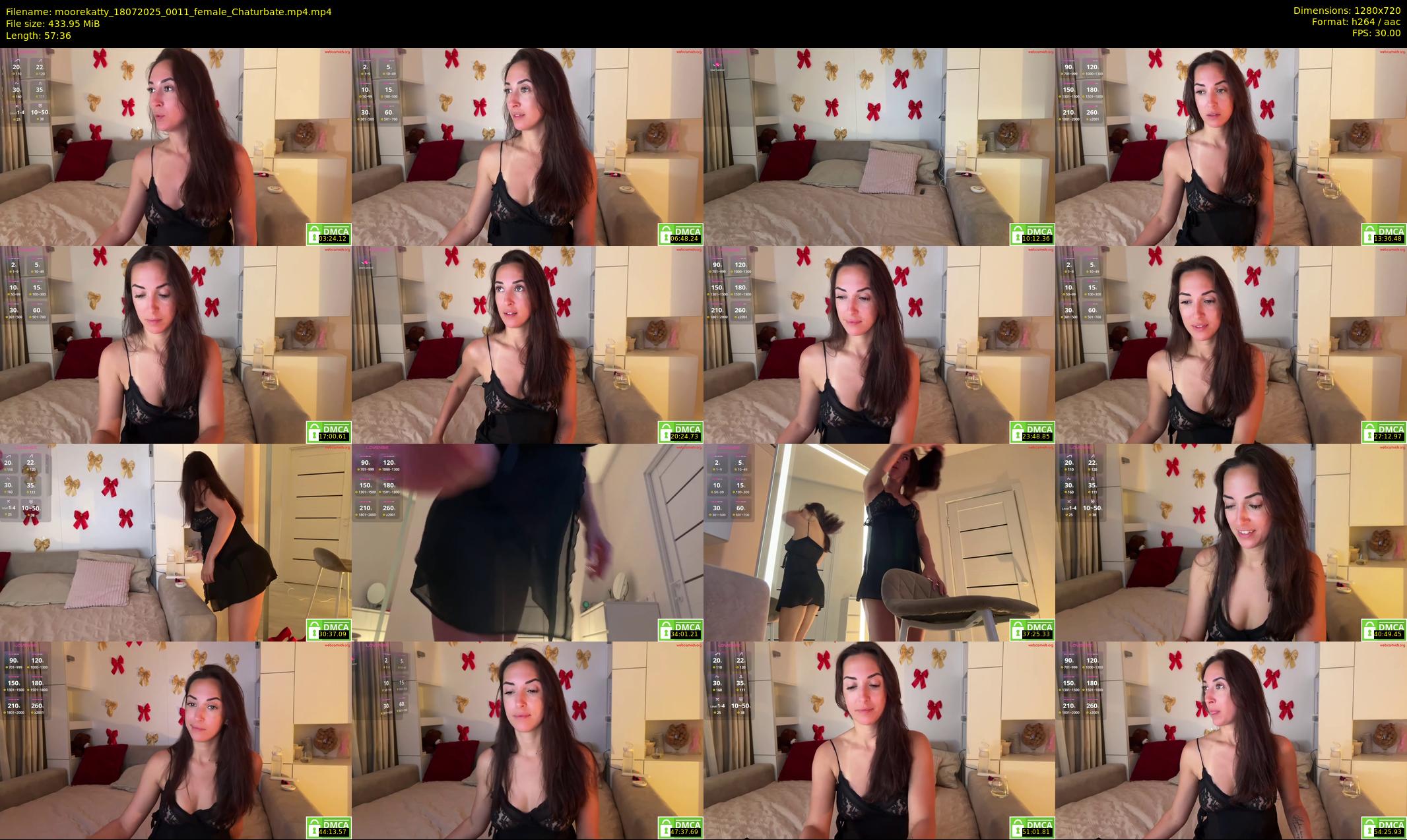 moorekatty — 58 minute Chaturbate female cam show recording, 720p, Jul 18, 2025
