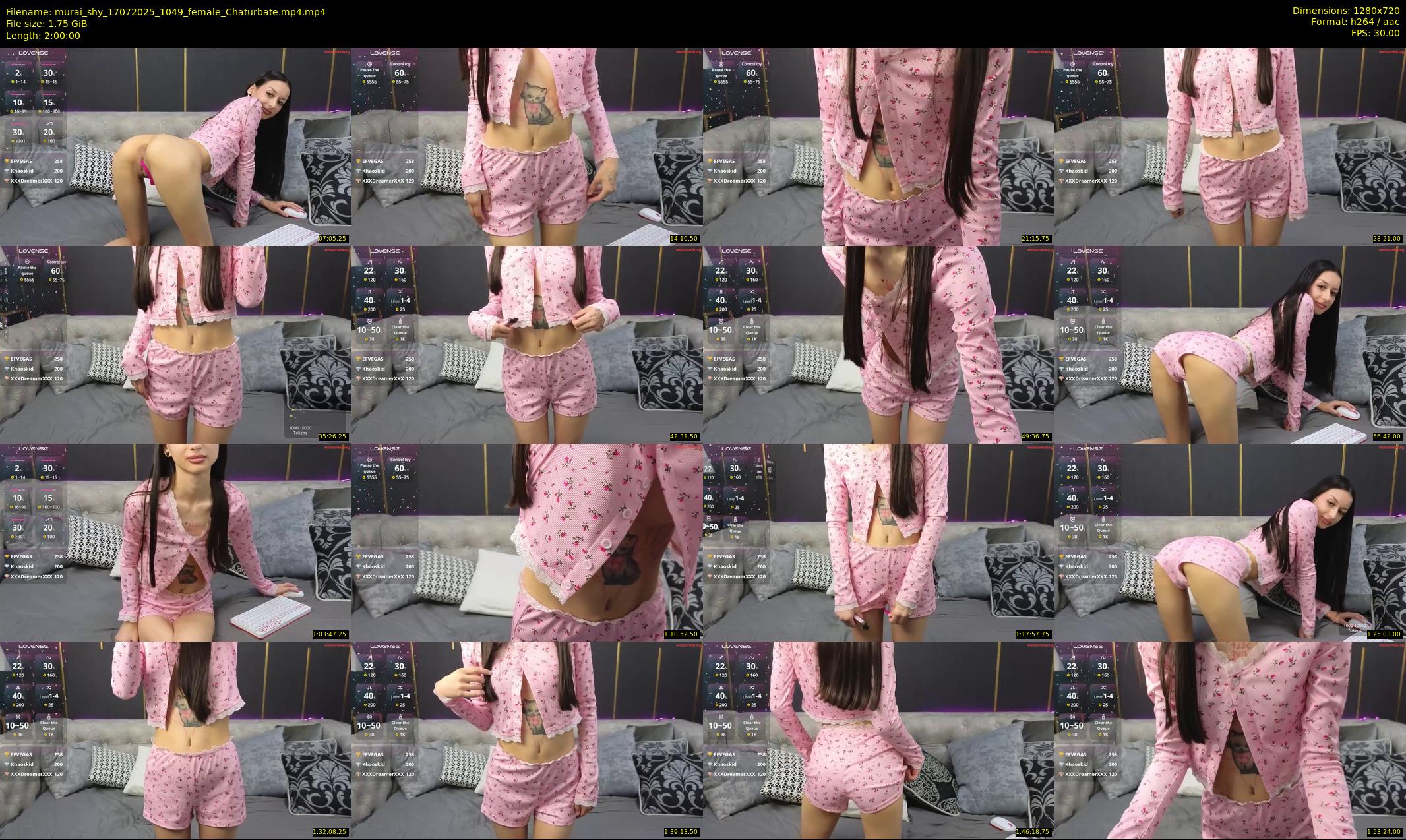 murai_shy — 120 minute Chaturbate female cam show recording, 720p, Jul 17, 2025