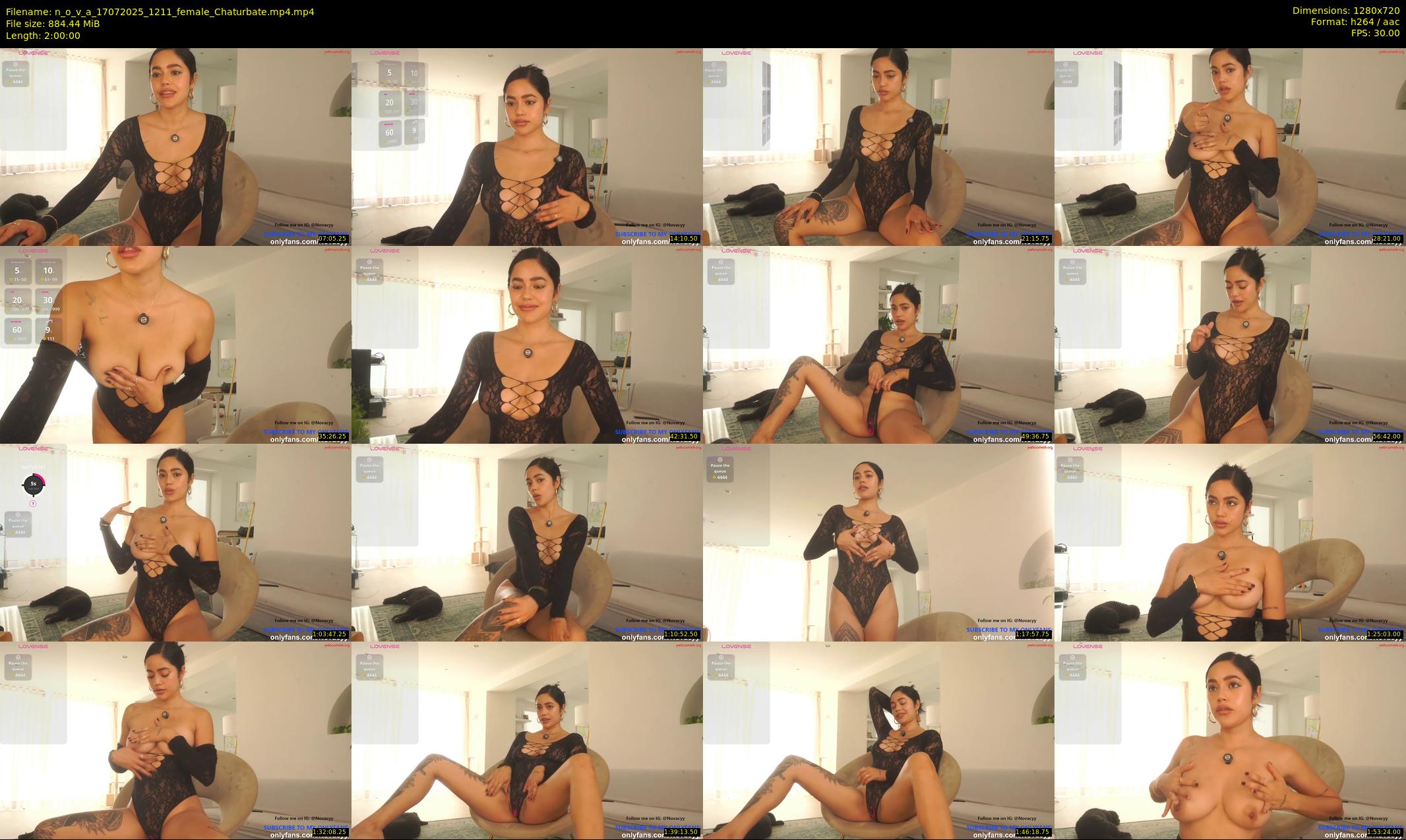 n_o_v_a — 120 minute Chaturbate female cam show recording, 720p, Jul 17, 2025