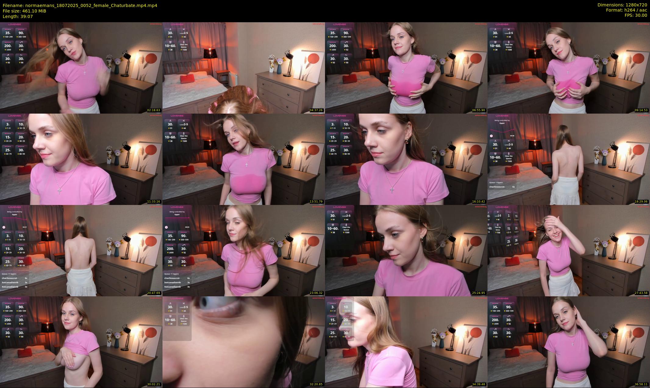 normaemans — 40 minute Chaturbate female cam show recording, 720p, Jul 18, 2025