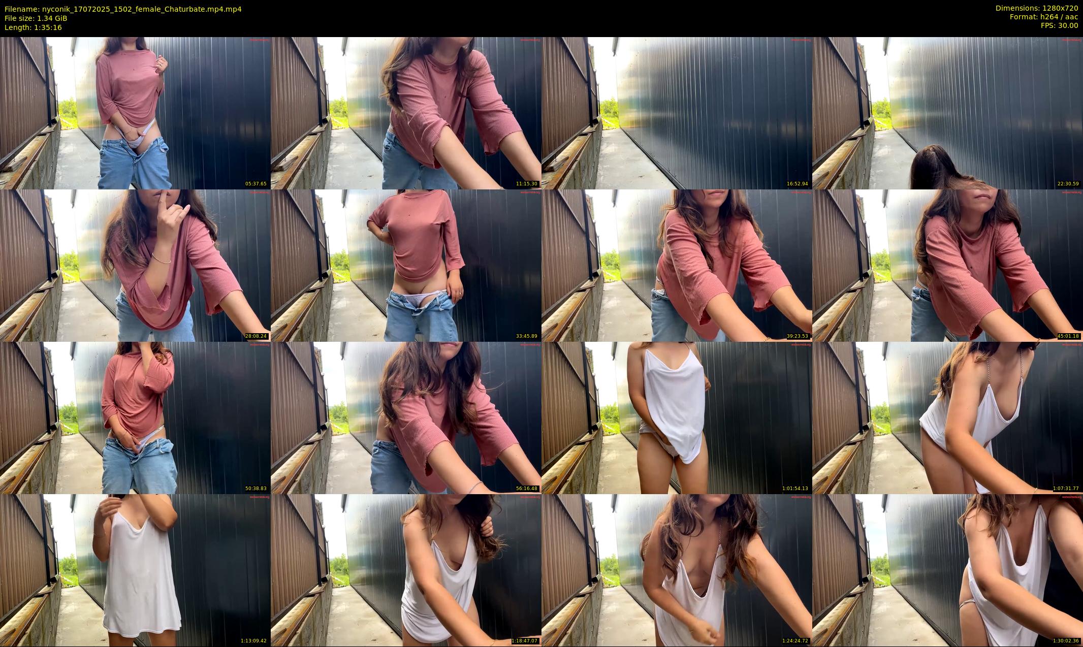 nyconik — 96 minute Chaturbate female cam show recording, 720p, Jul 17, 2025