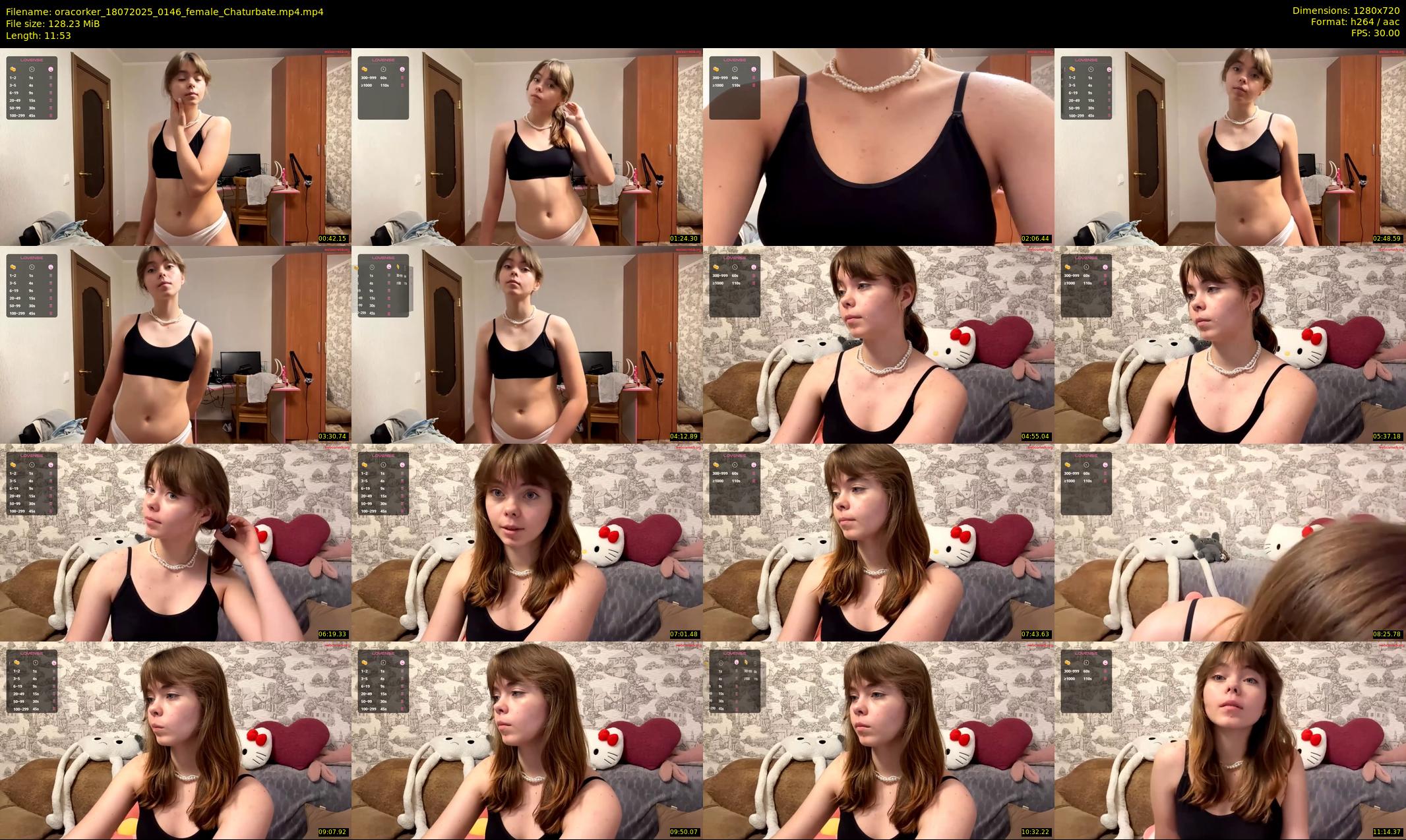oracorker — 12 minute Chaturbate female cam show recording, 720p, Jul 18, 2025