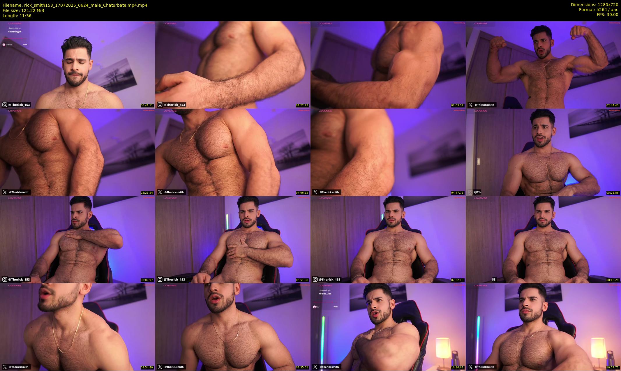 rick_smith153 — 12 minute Chaturbate male cam show recording, 720p, Jul 17, 2025