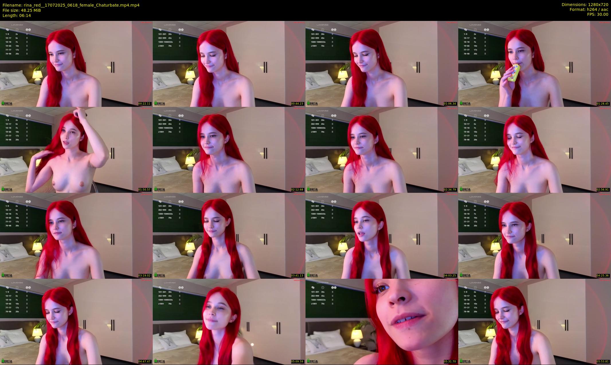rina_red_ — 7 minute Chaturbate female cam show recording, 720p, Jul 17, 2025
