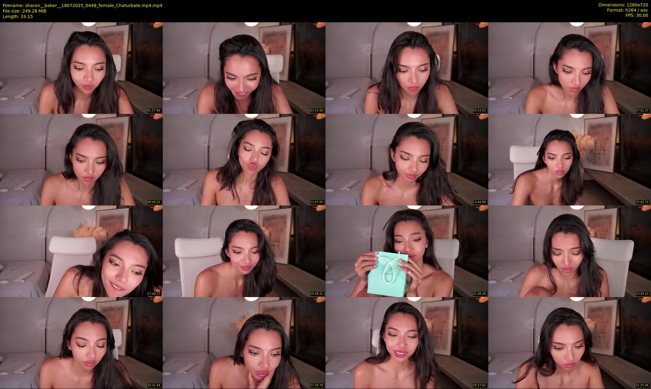sharon__baker_ — 34 minute Chaturbate female cam show recording, 720p, Jul 18, 2025