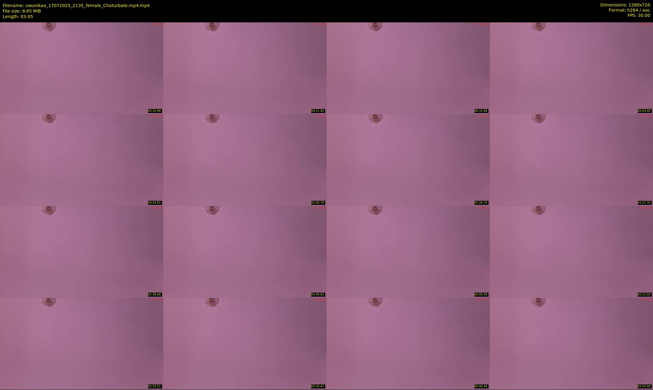 uwunikaa — 4 minute Chaturbate female cam show recording, 720p, Jul 17, 2025