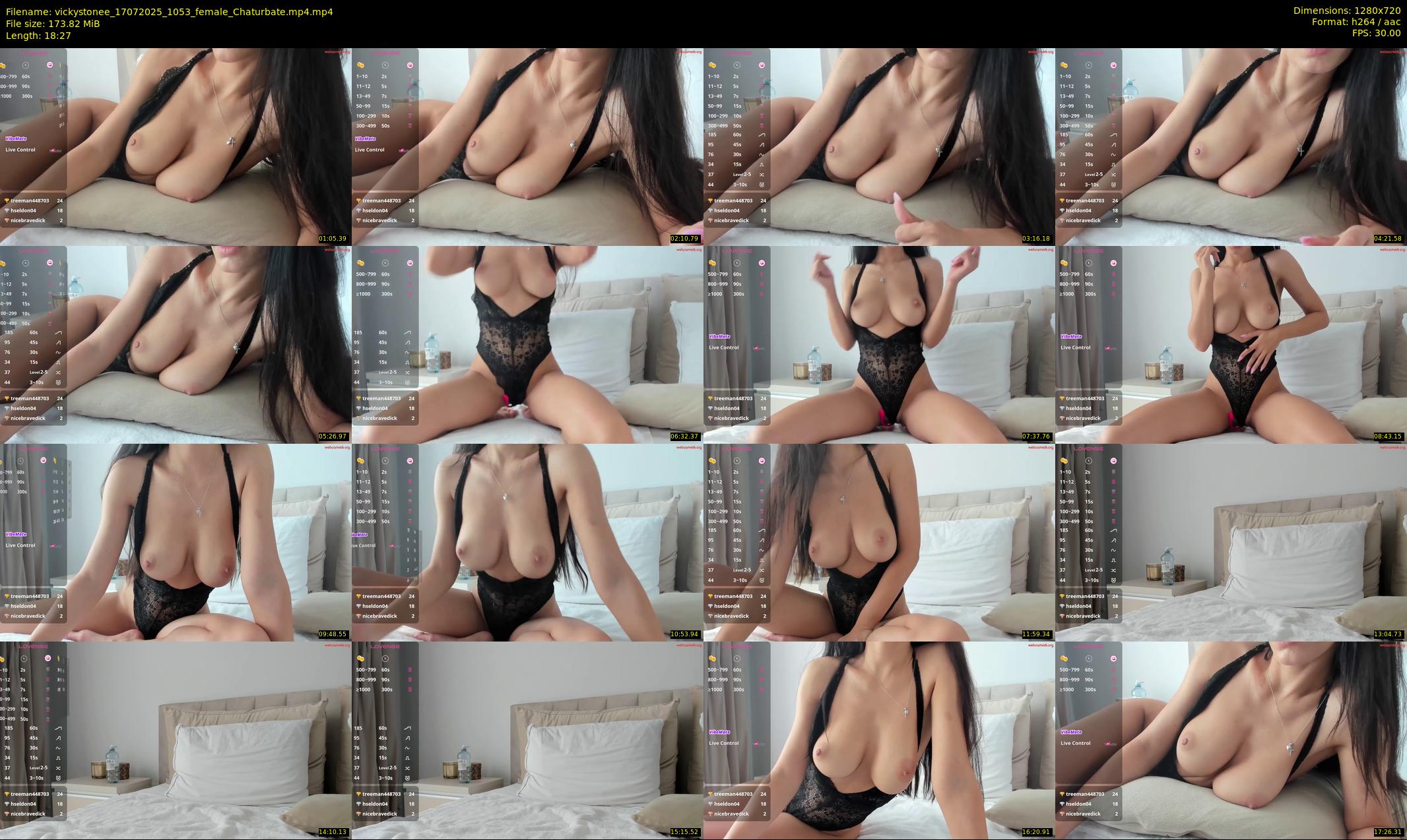 vickystonee — 19 minute Chaturbate female cam show recording, 720p, Jul 17, 2025