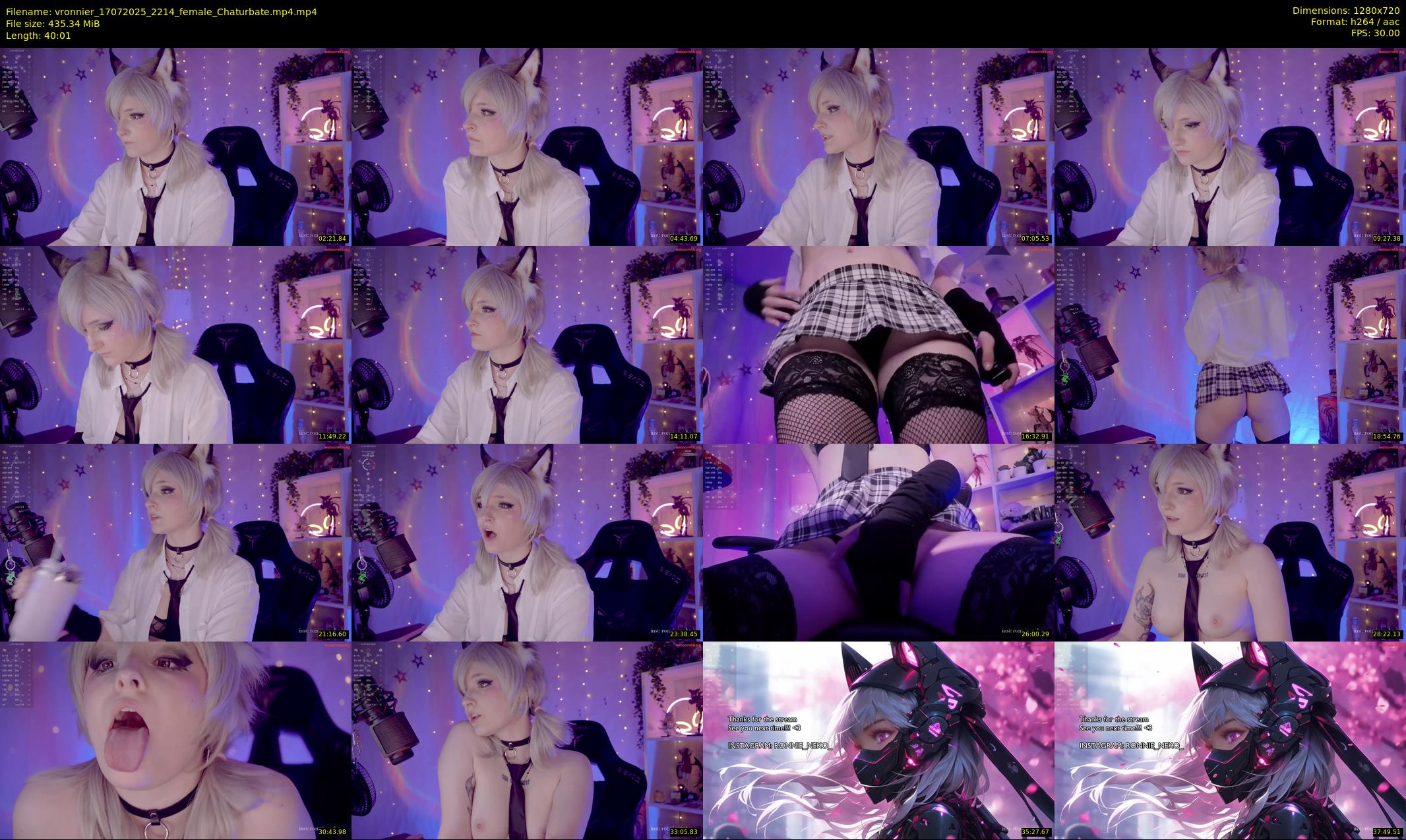 vronnier — 41 minute Chaturbate female cam show recording, 720p, Jul 17, 2025