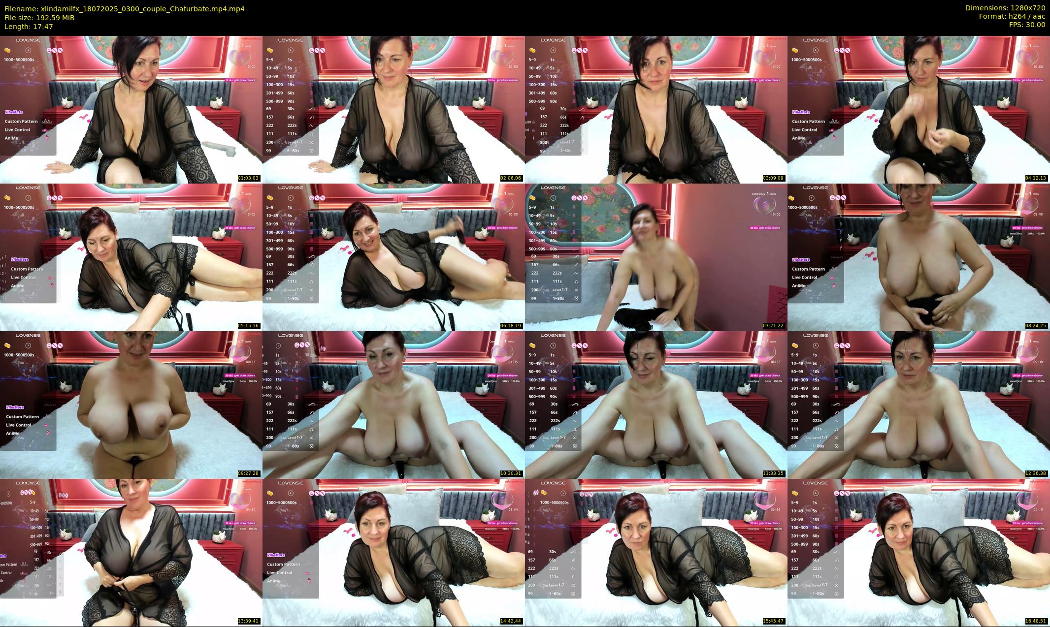 xlindamilfx — 18 minute Chaturbate female cam show recording, 720p, Jul 18, 2025