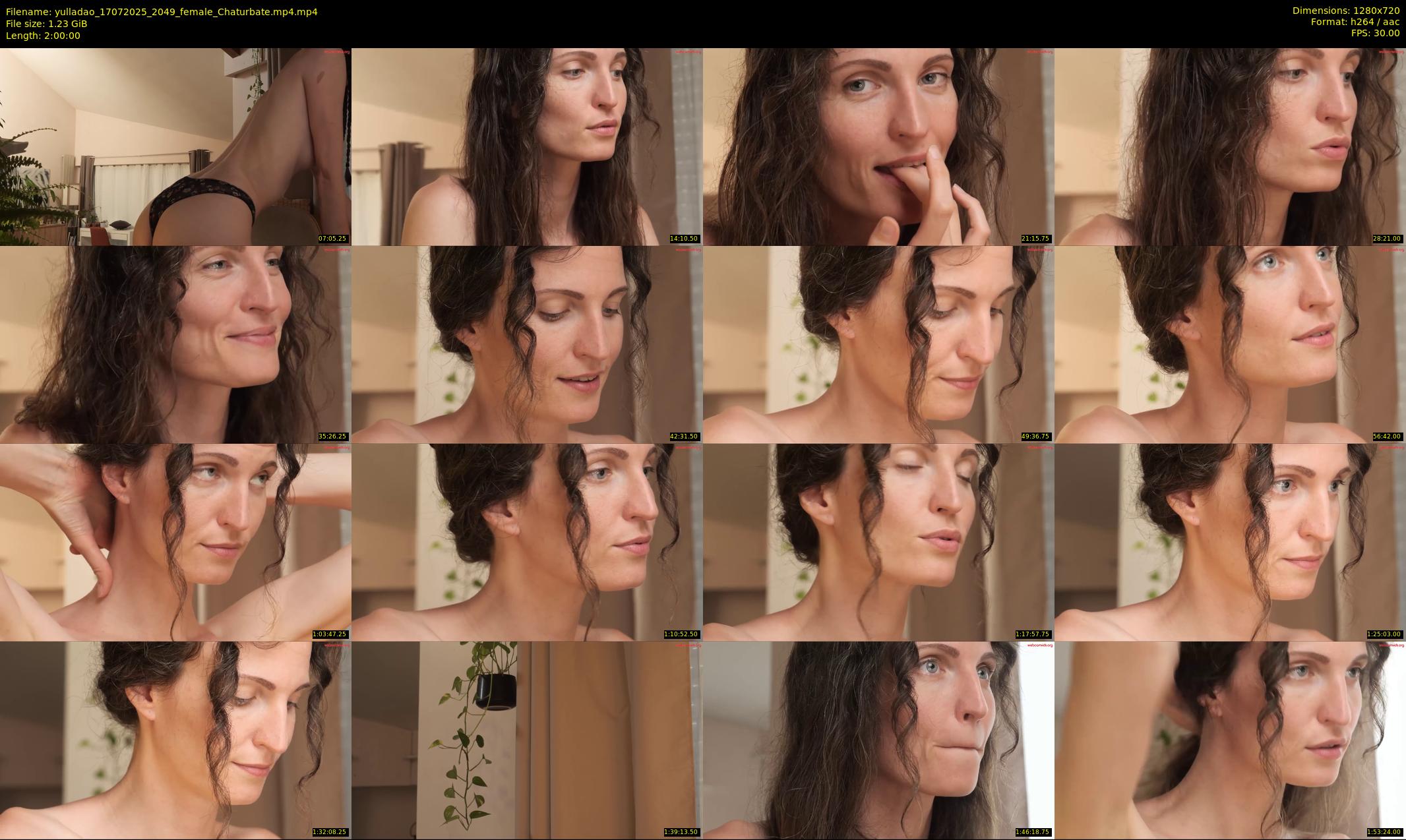 yulladao — 120 minute Chaturbate female cam show recording, 720p, Jul 17, 2025