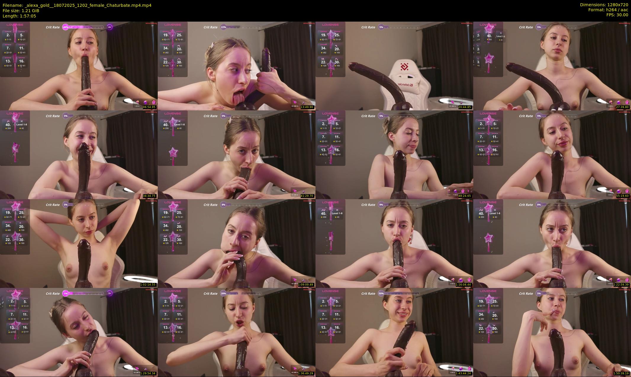 _alexa_gold_ — 118 minute Chaturbate female cam show recording, 720p, Jul 18, 2025