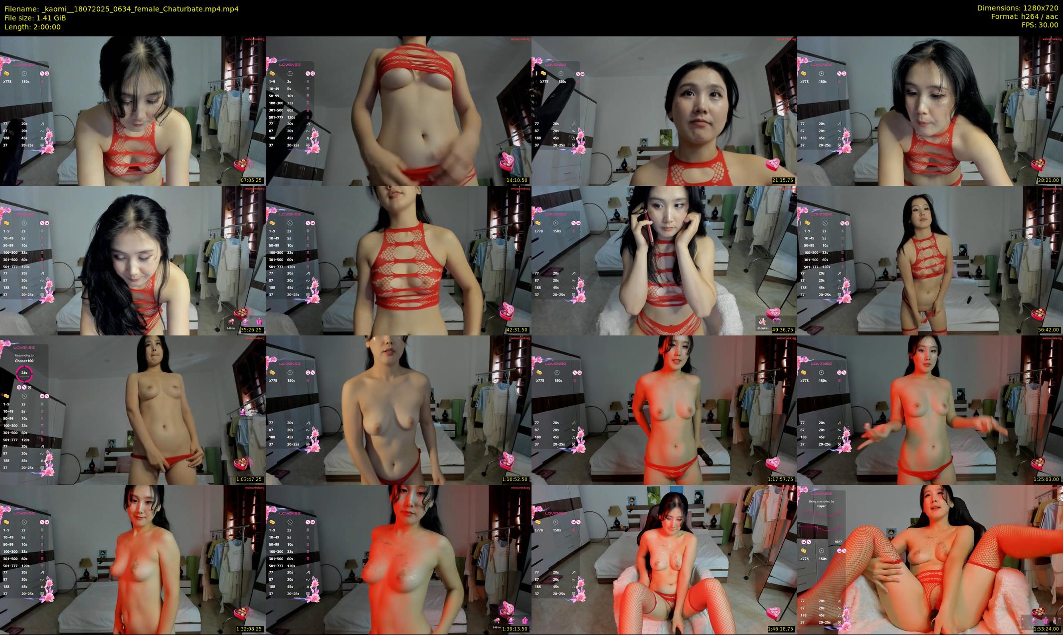 _kaomi_ — 120 minute Chaturbate female cam show recording, 720p, Jul 18, 2025