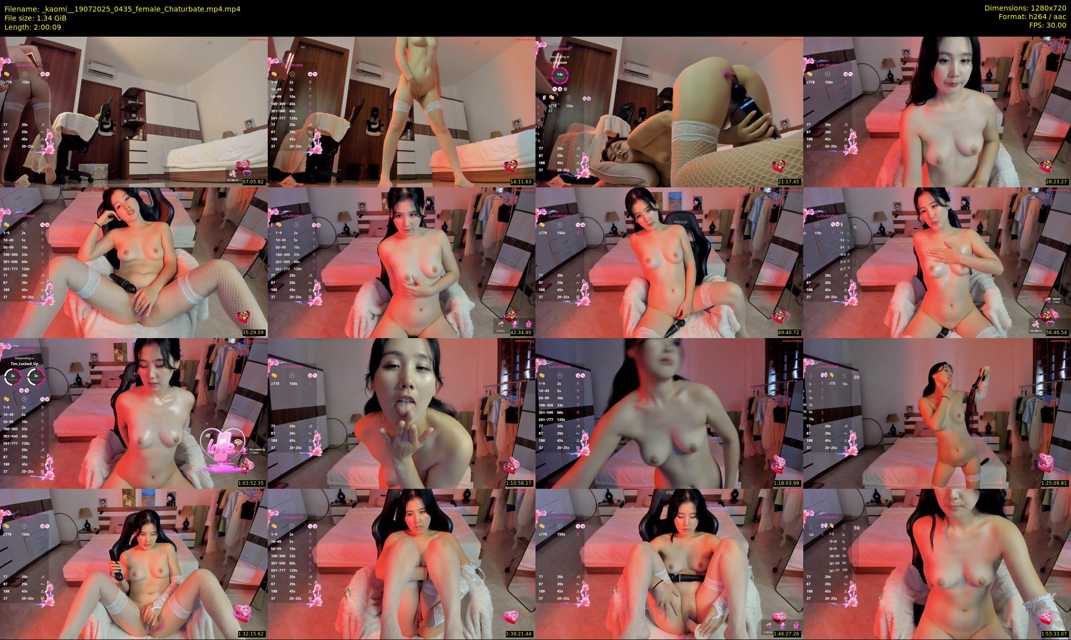 _kaomi_ — 121 minute Chaturbate female cam show recording, 720p, Jul 19, 2025