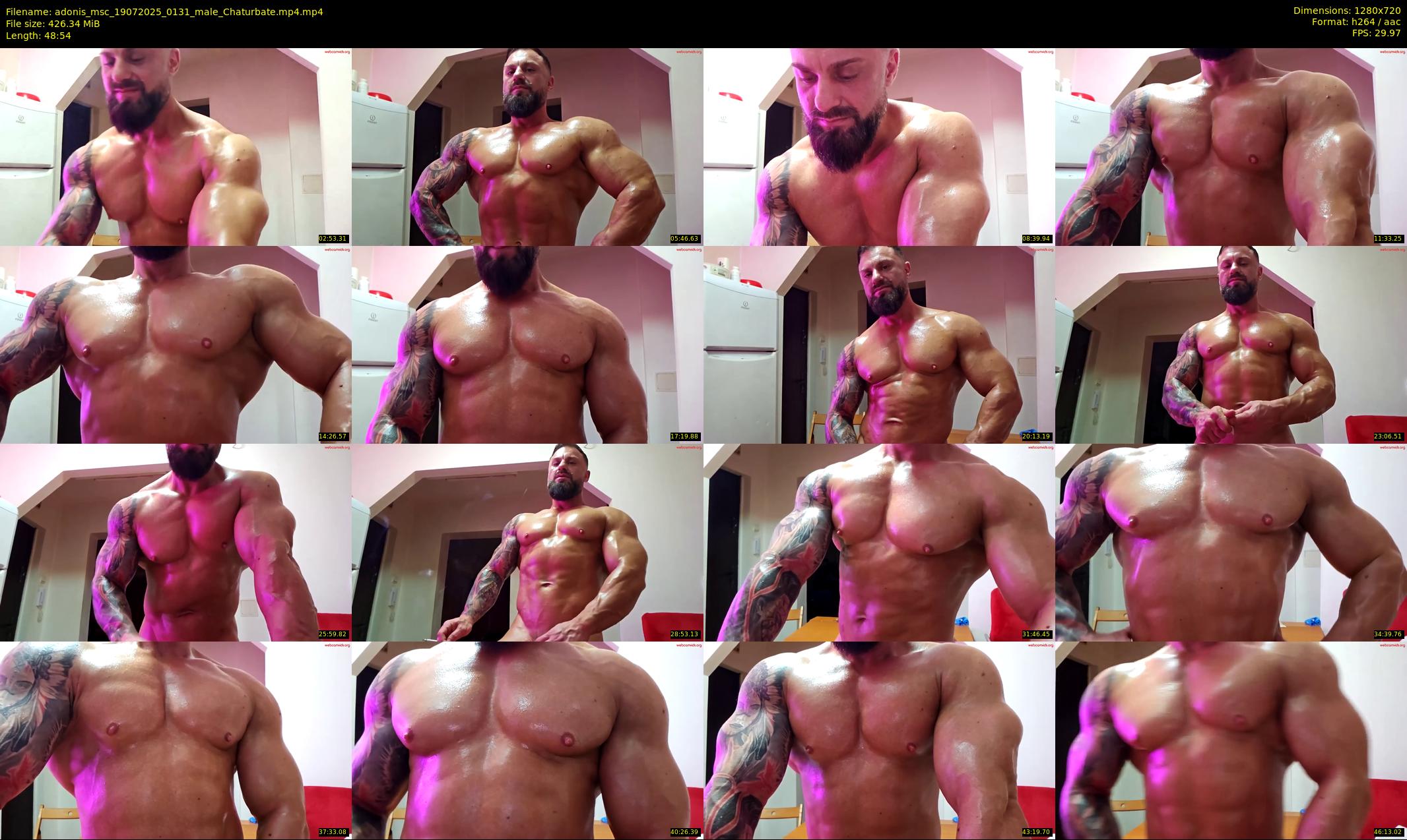 adonis_msc — 49 minute Chaturbate male cam show recording, 720p, Jul 19, 2025