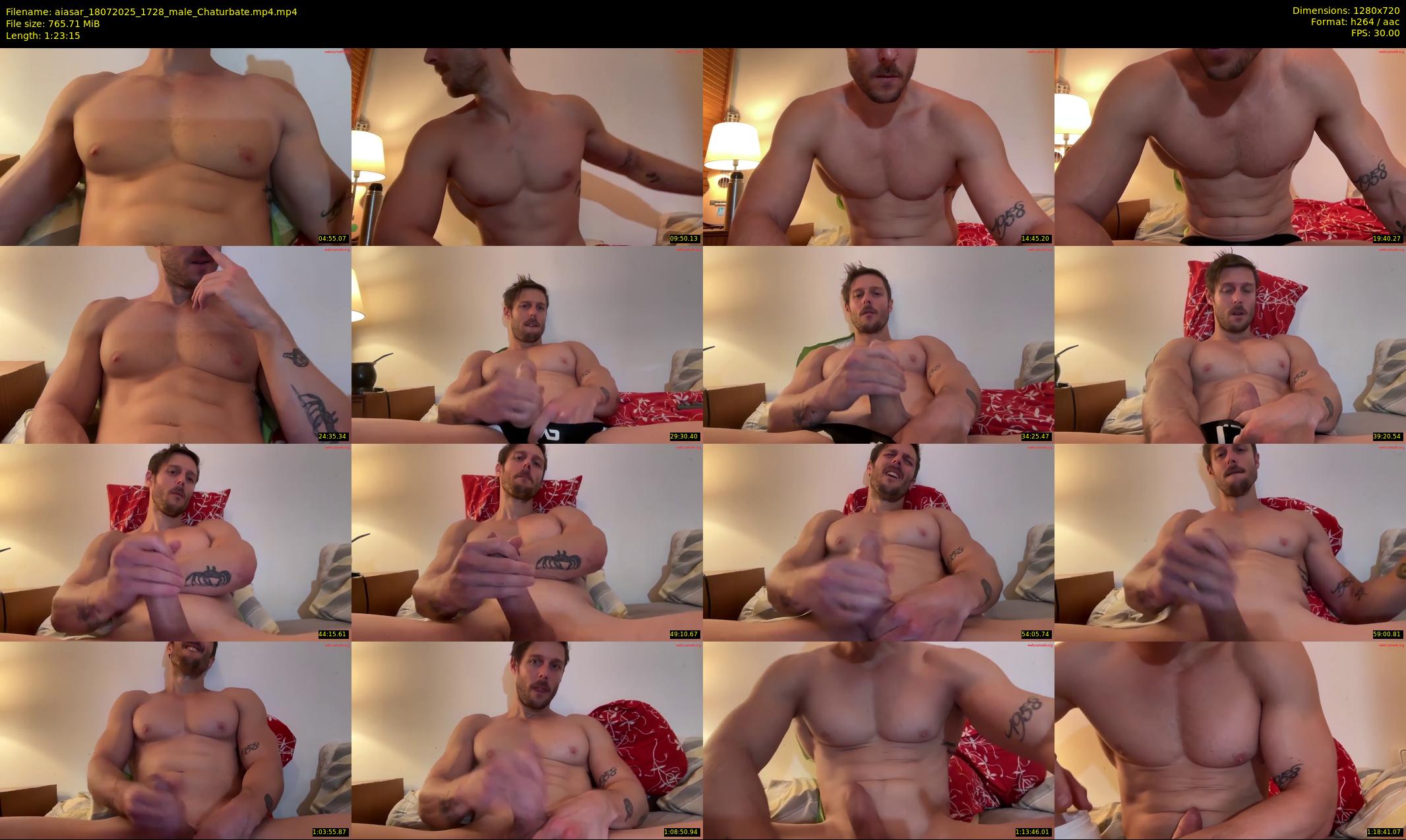 aiasar — 84 minute Chaturbate male cam show recording, 720p, Jul 18, 2025
